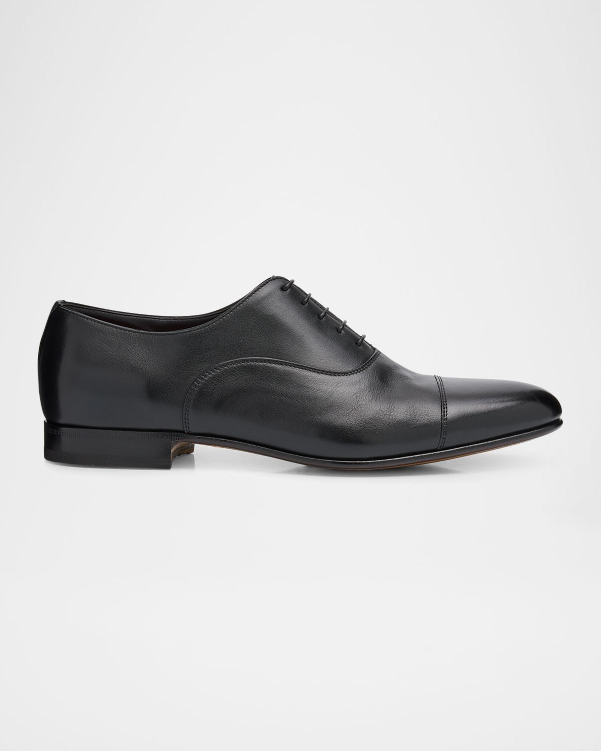 Santoni Men 's Darian Calfskin Leather Oxfords