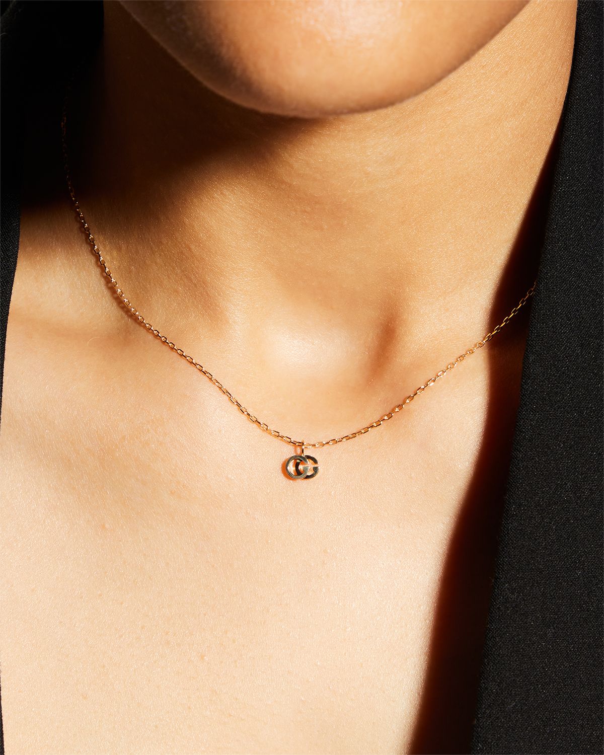 Gucci 18k Gold GG Running Necklace