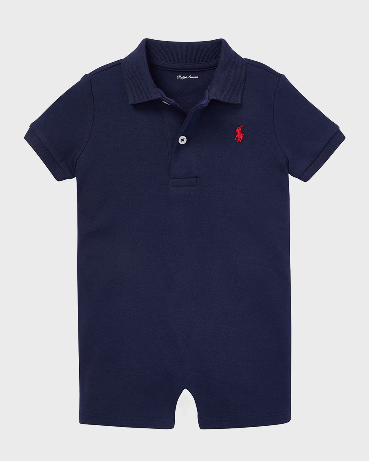 Polo Ralph Lauren Boy 's Cotton Interlock Polo Shortall, Size 3-24 Months