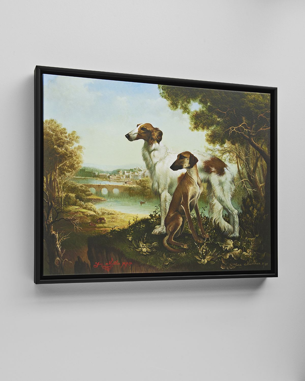 Yana Movchan "Rest After the Hunt" Giclee Art