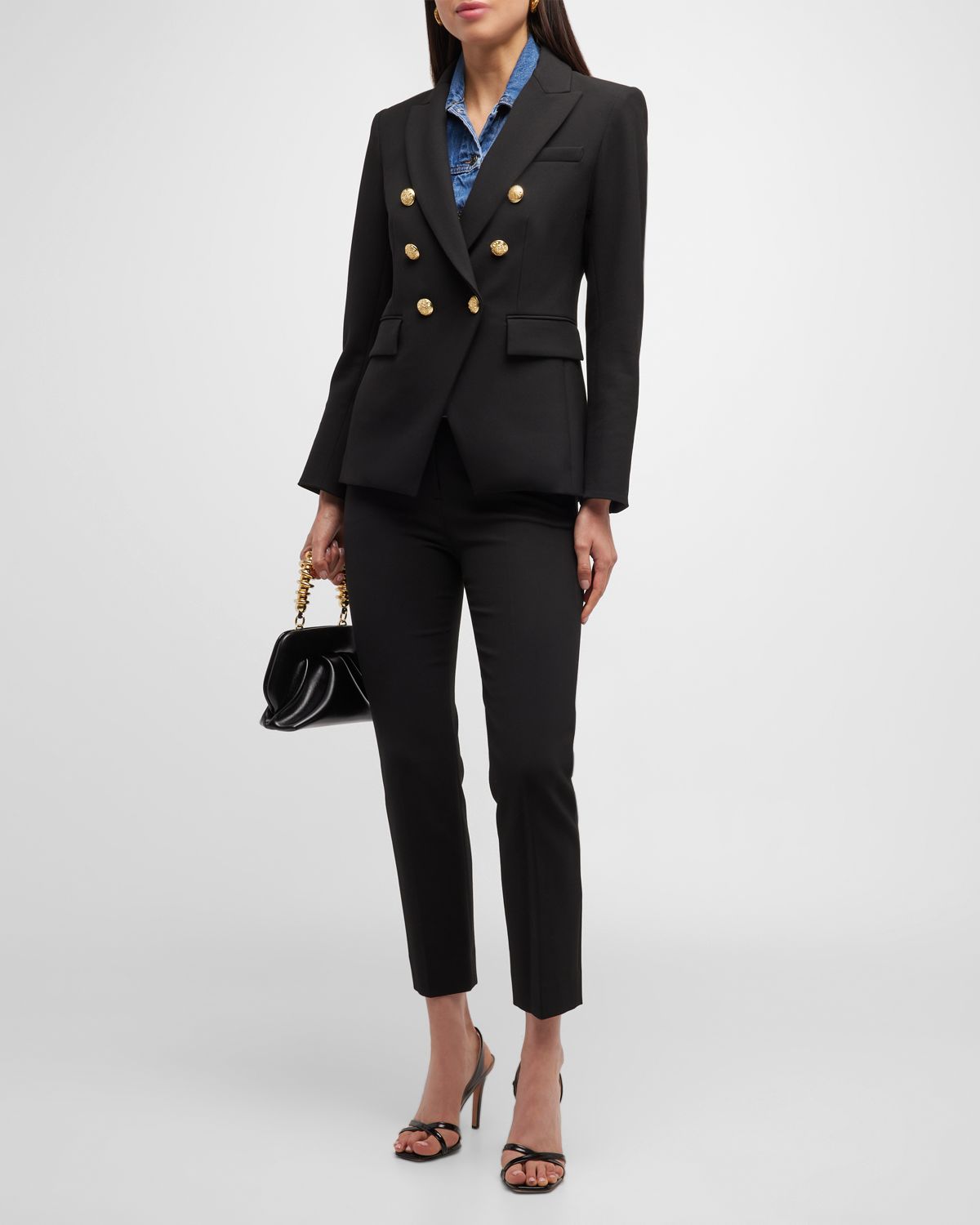 Veronica Beard Renzo Straight Crop Pants | Thumbnail 8 Veronica Beard Renzo Straight Crop Pants | Thumbnail 8
