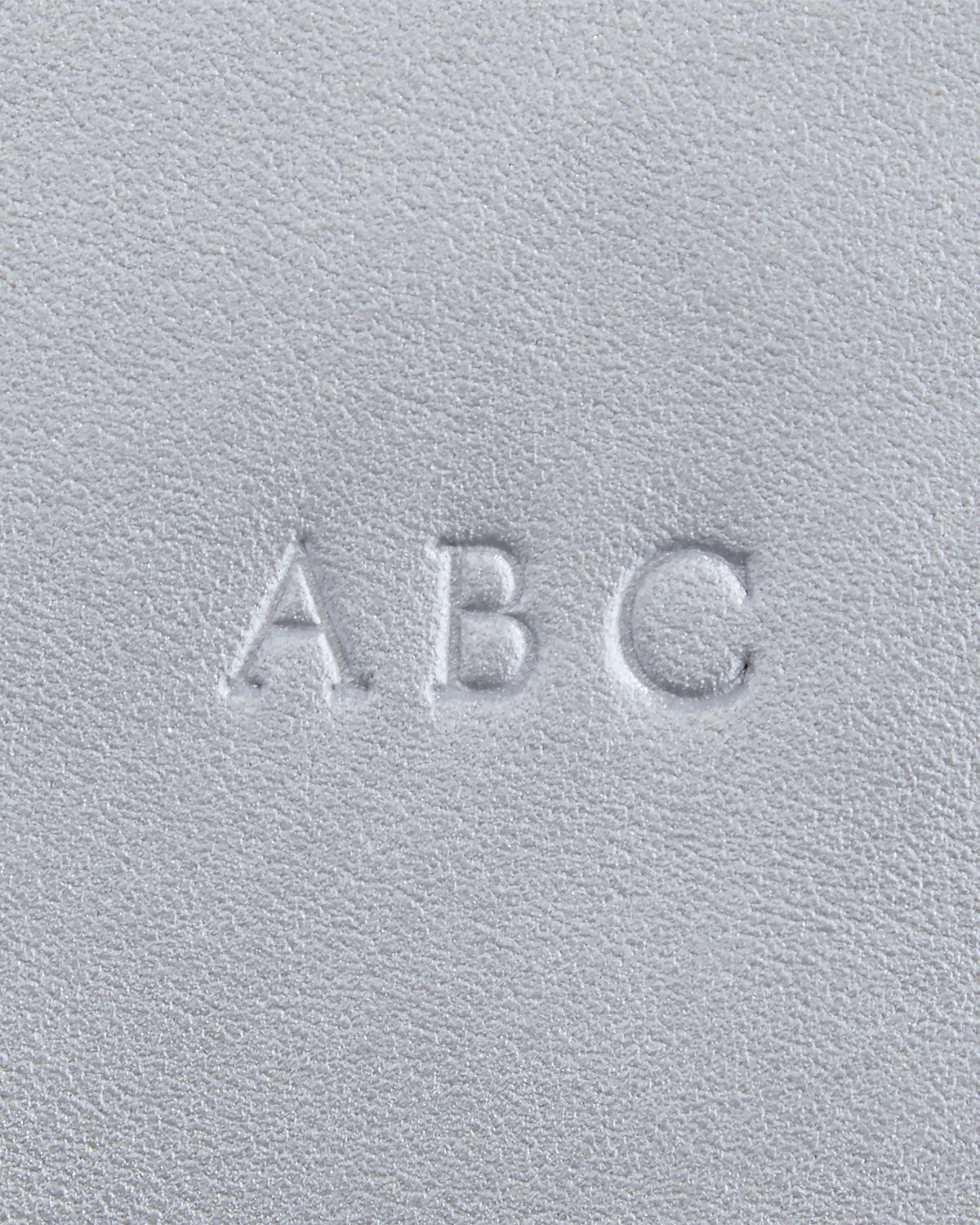 ROYCE New York Monogrammed Compact Leather Cosmetic Bag