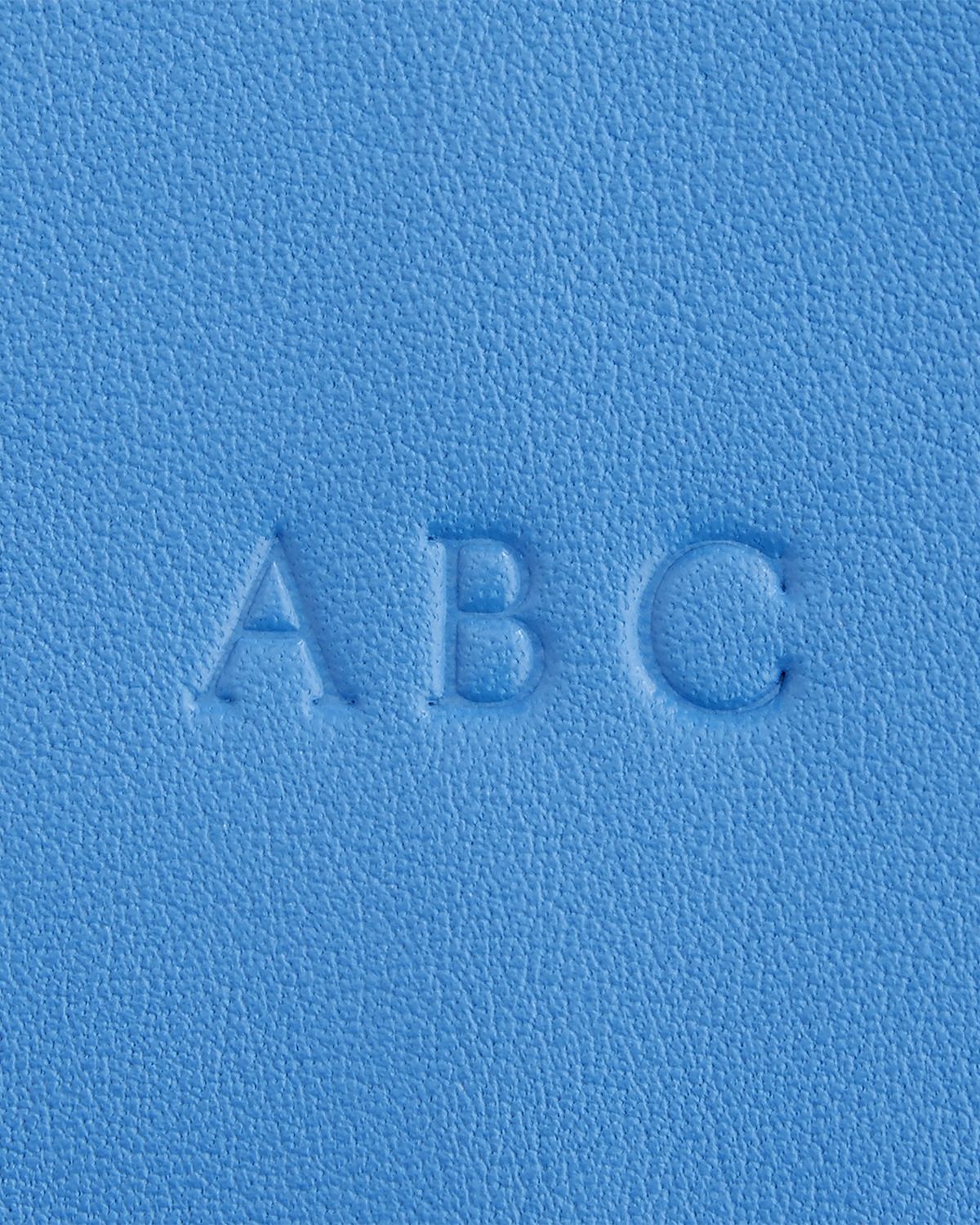 ROYCE New York Monogrammed Compact Leather Cosmetic Bag