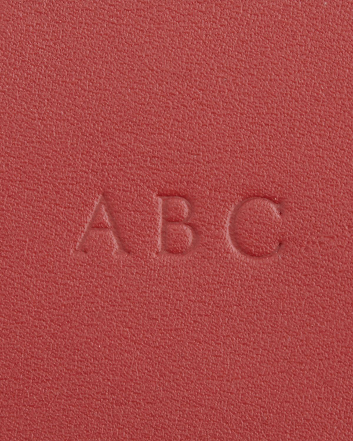 ROYCE New York Monogrammed Compact Leather Cosmetic Bag