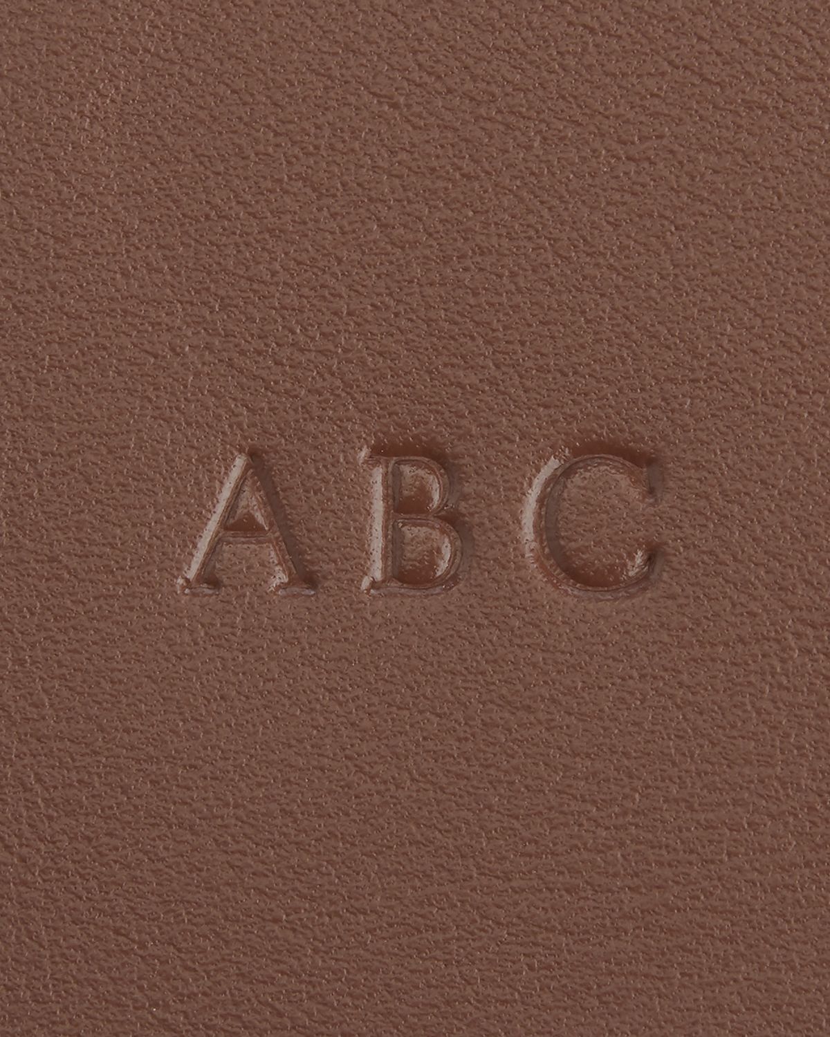 ROYCE New York Monogrammed Large Leather Toiletry Bag