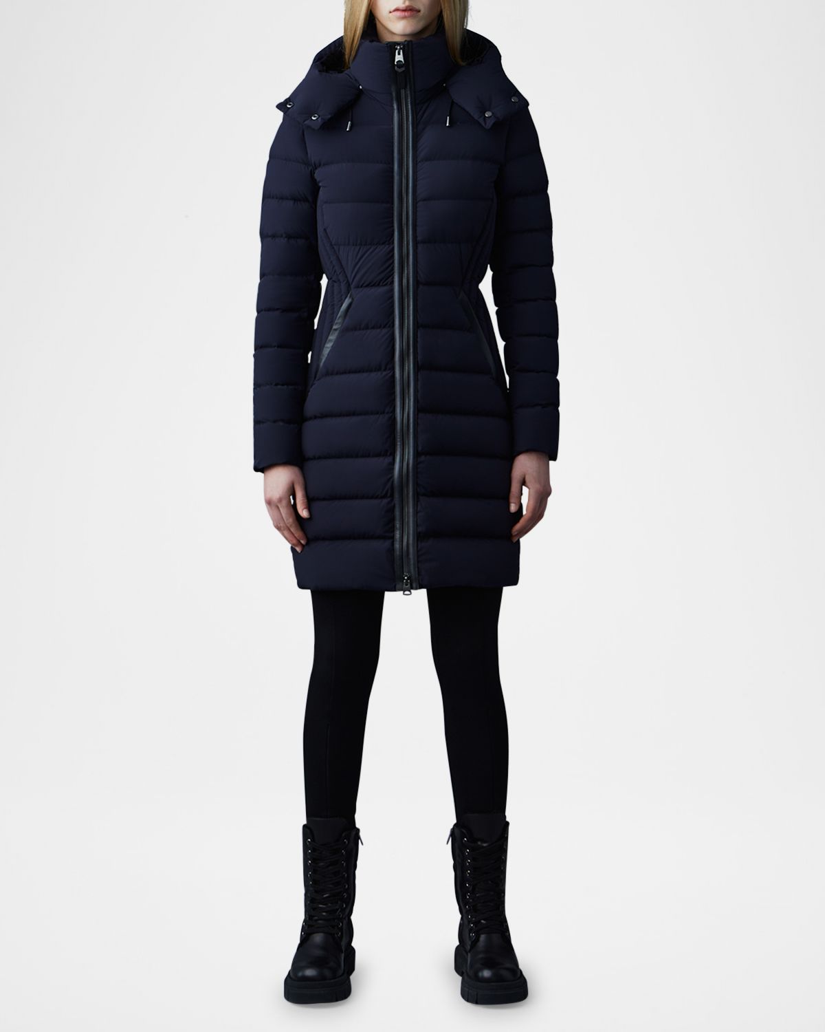 Mackage Farren Detachable-Hood Lightweight Down Coat