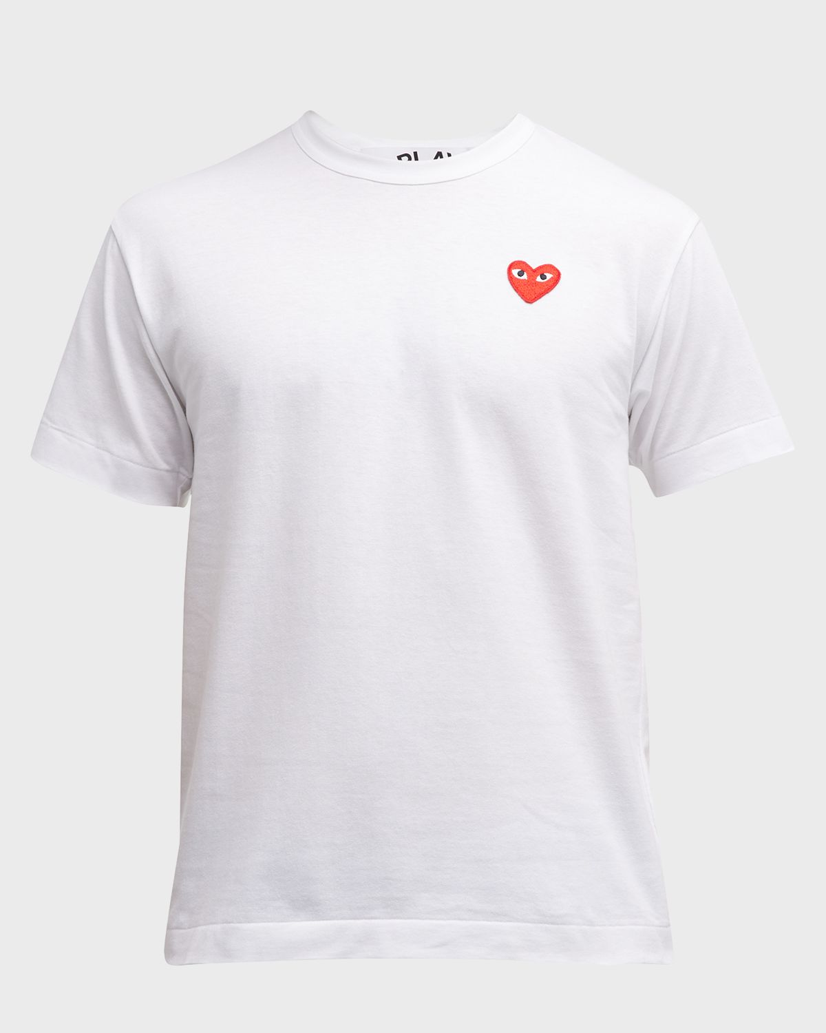 Comme des Garcons Men 's Cotton Jersey Heart T-Shirt | Thumbnail 8