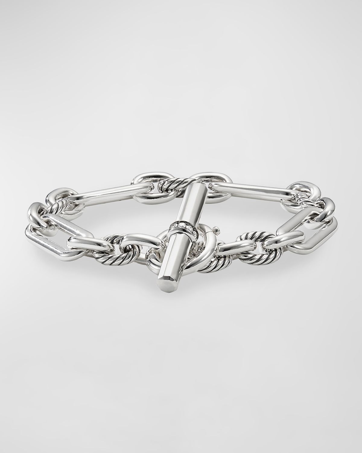 David Yurman Lexington Chain Bracelet with Diamonds