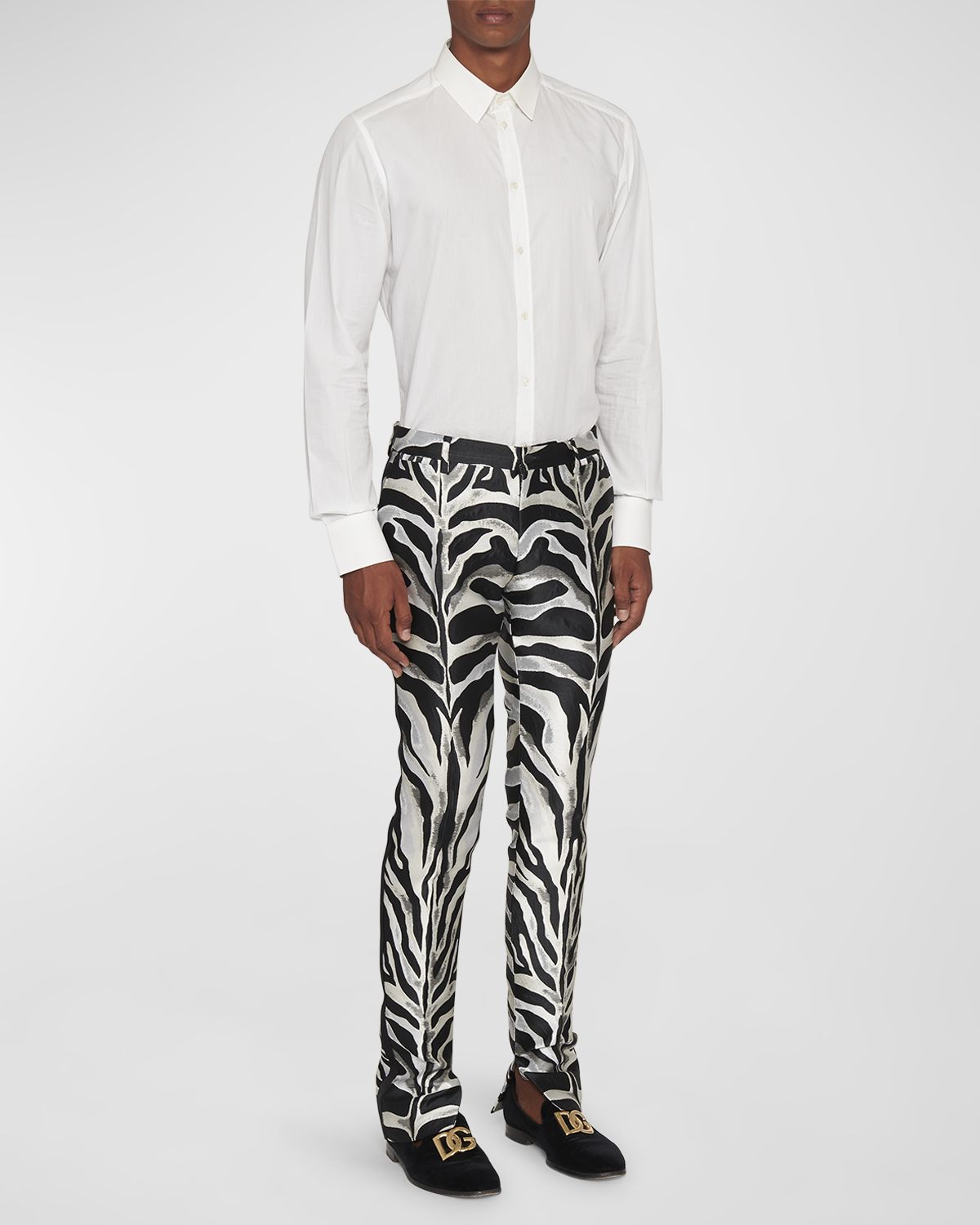 Dolce & Gabbana Men 's Solid Dress Shirt