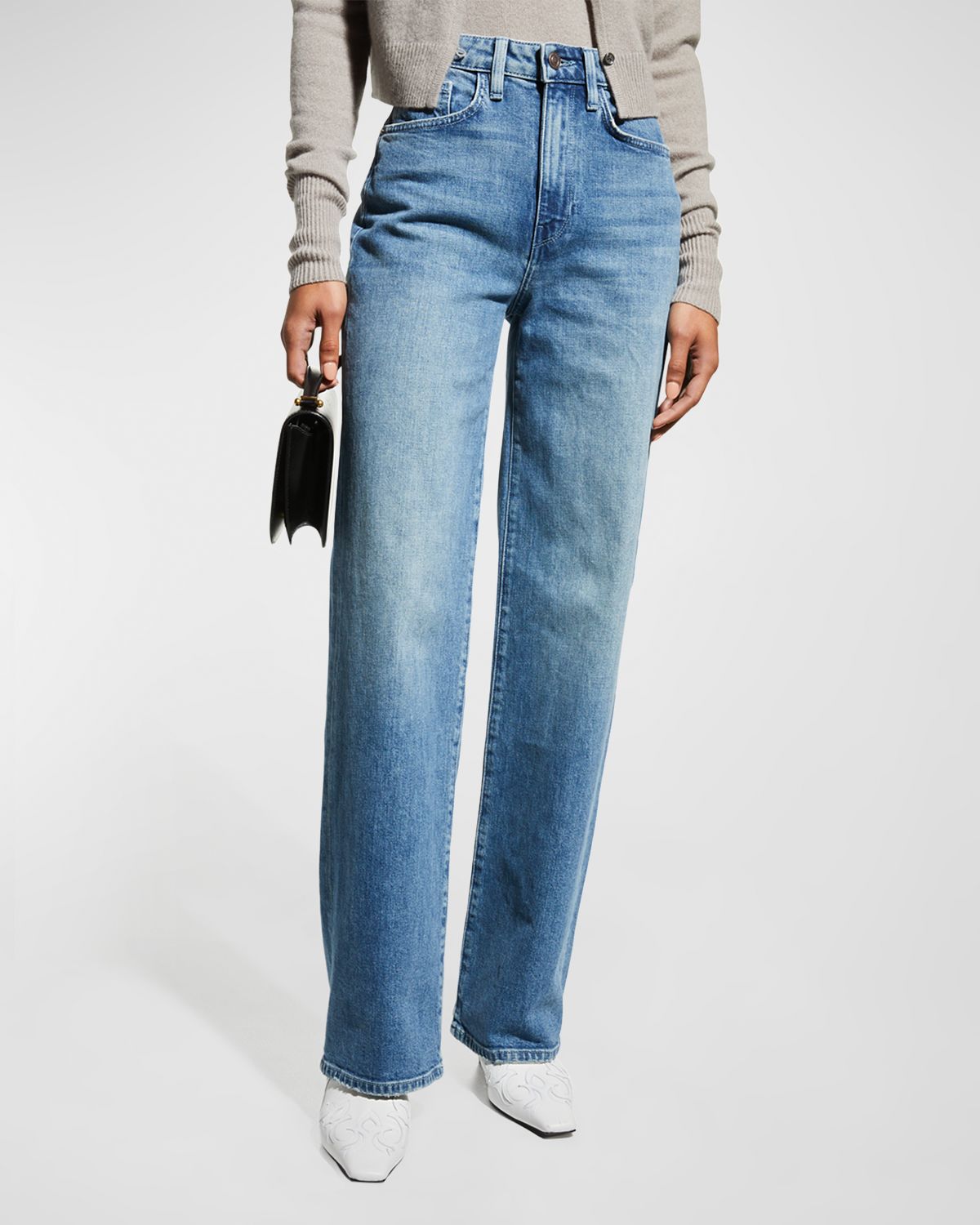 Lafayette 148 New York Wyckoff Italian Heritage 13 oz Wide-Leg Jeans