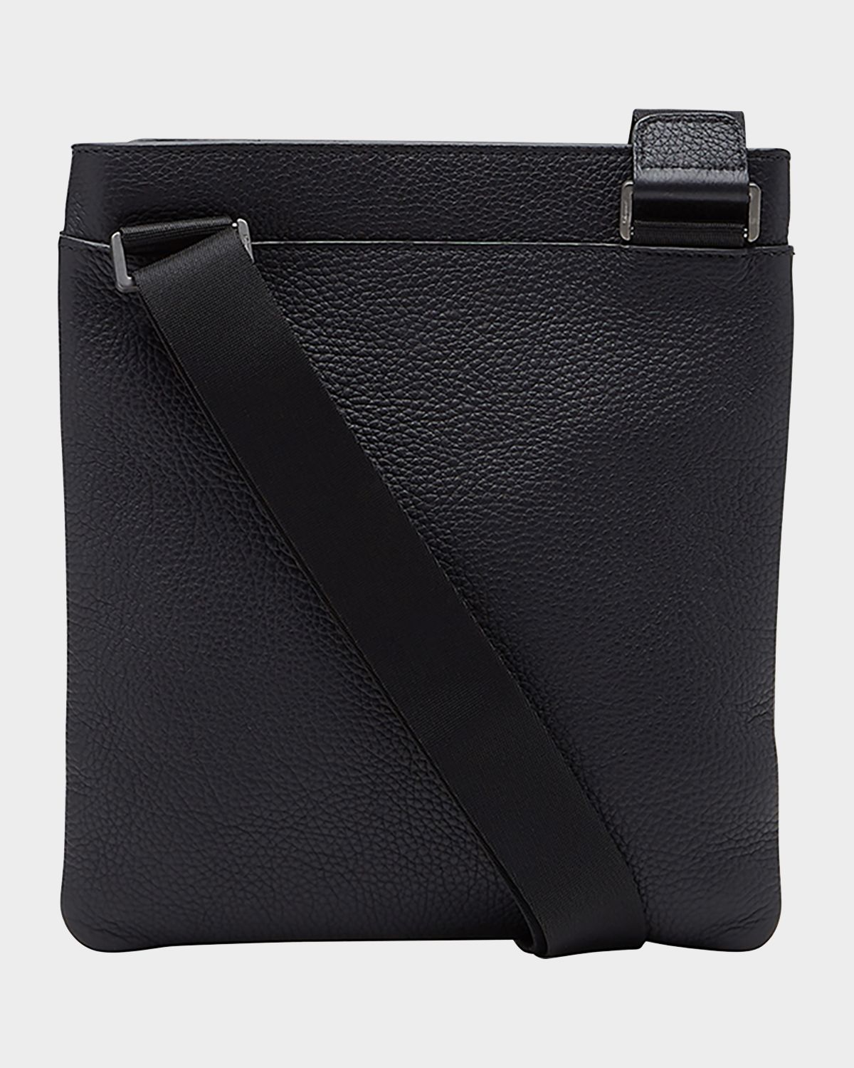 Ferragamo Men 's Firenze Flat Leather Crossbody Bag | Thumbnail 3