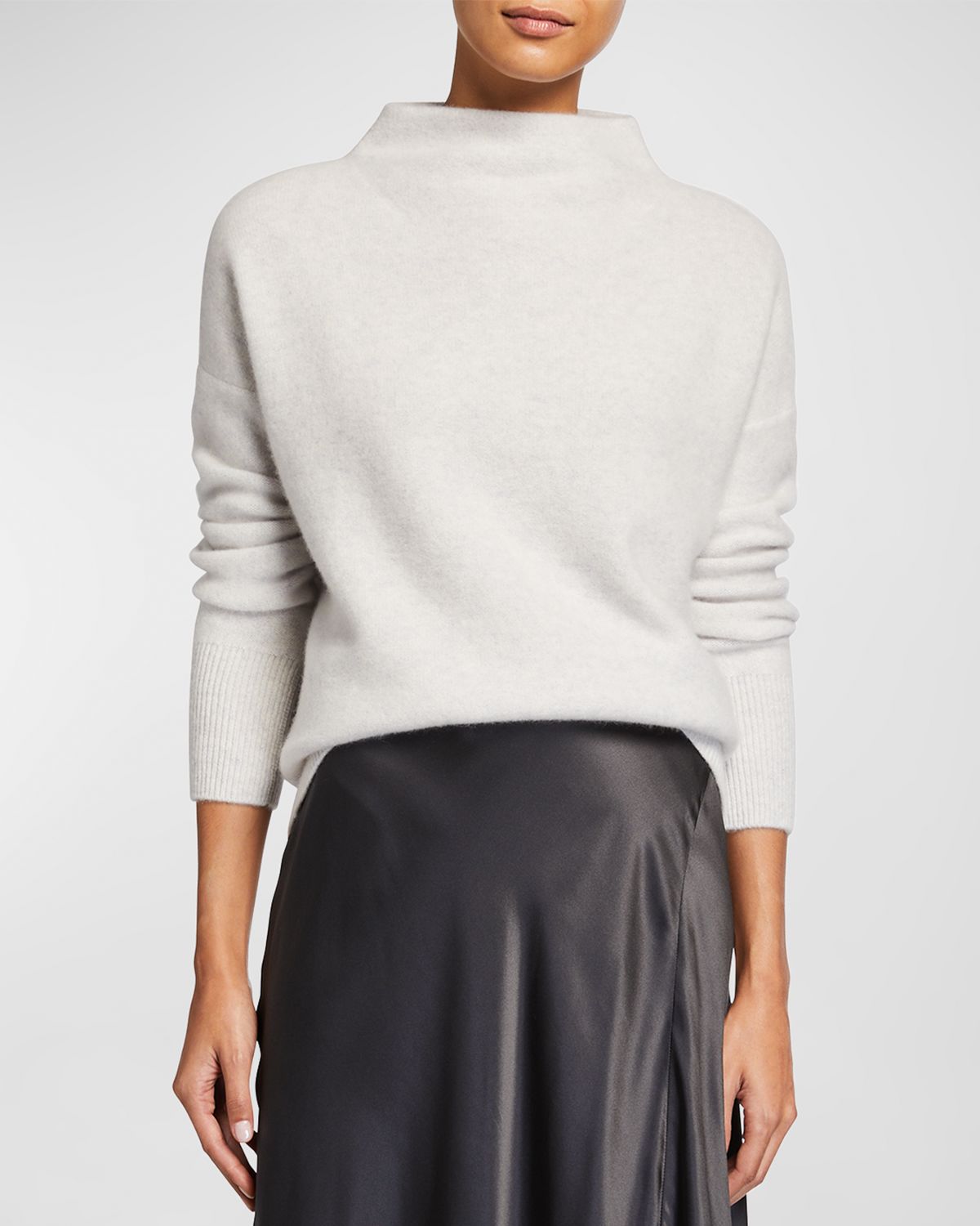 Vince Boiled Cashmere Turtleneck Pullover
