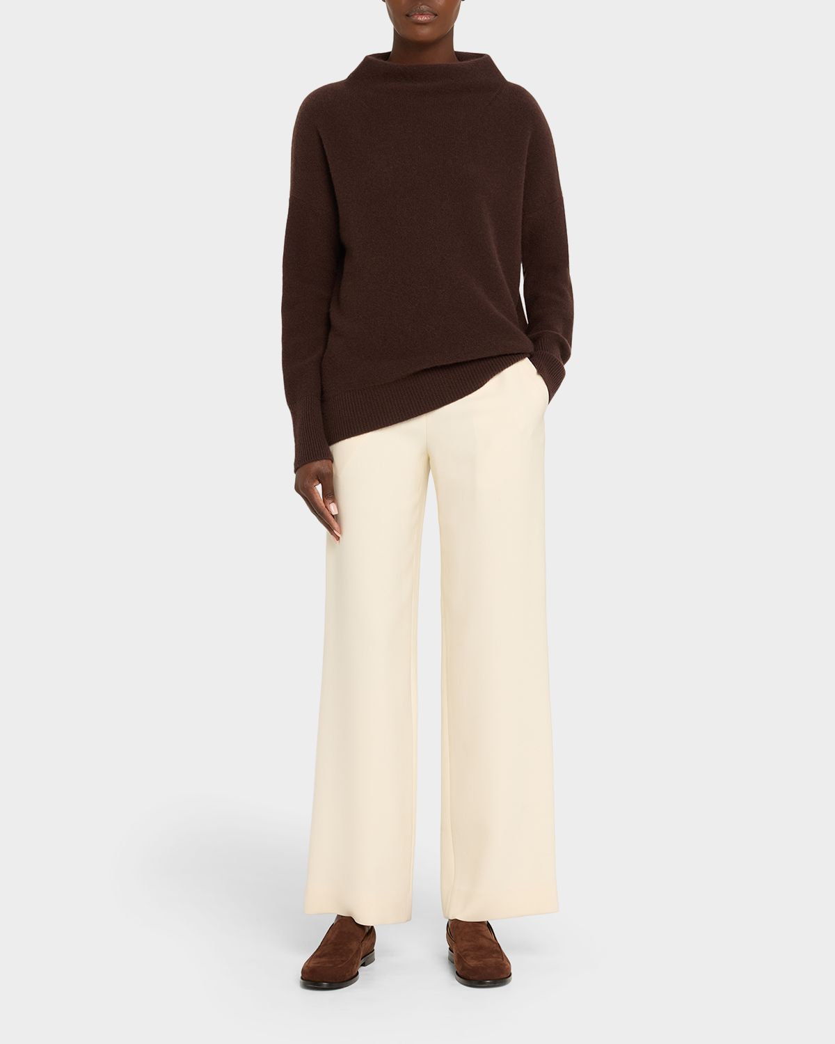 Vince Boiled Cashmere Turtleneck Pullover