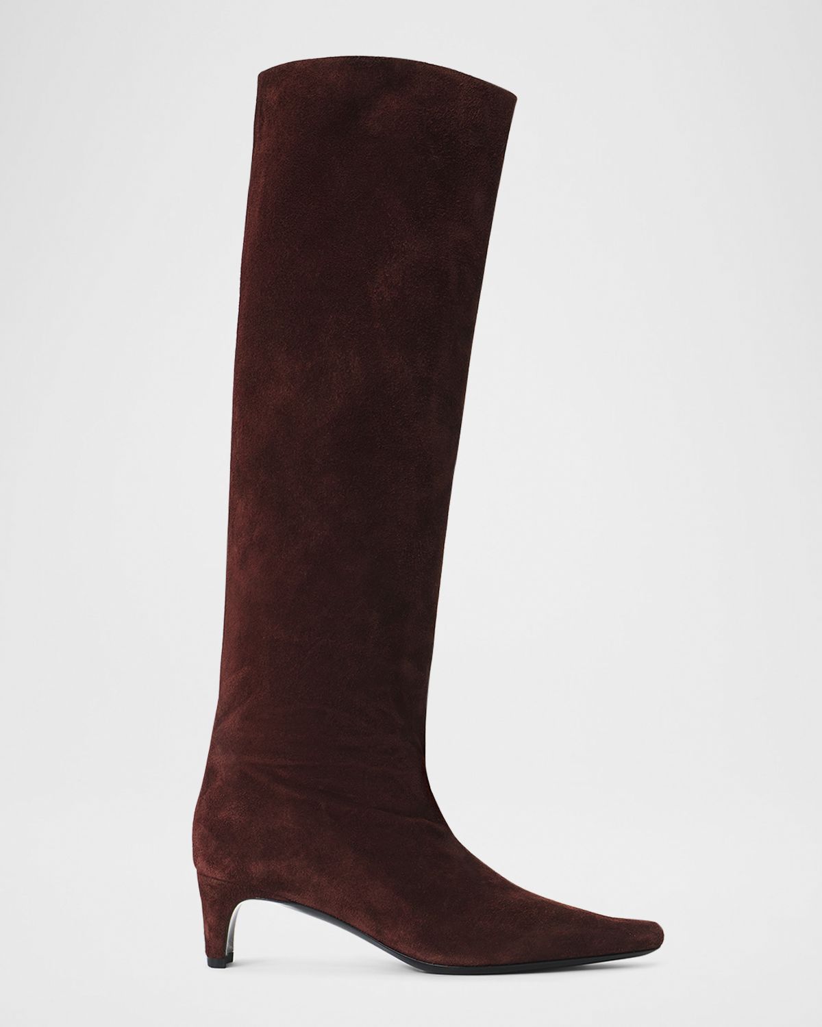 STAUD Wally Suede Knee-High Boots