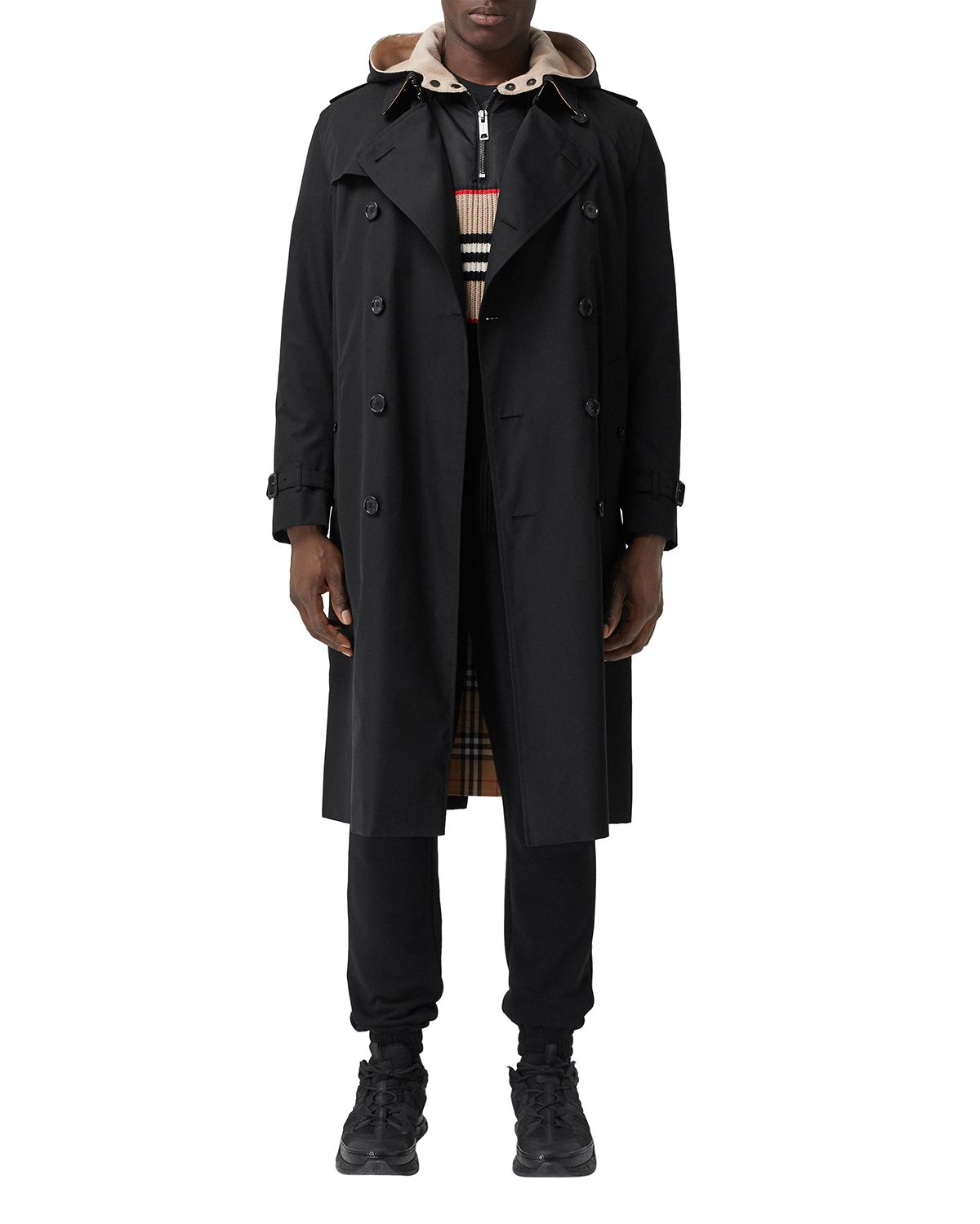 Burberry Men 's Kensington Belted Trench Coat