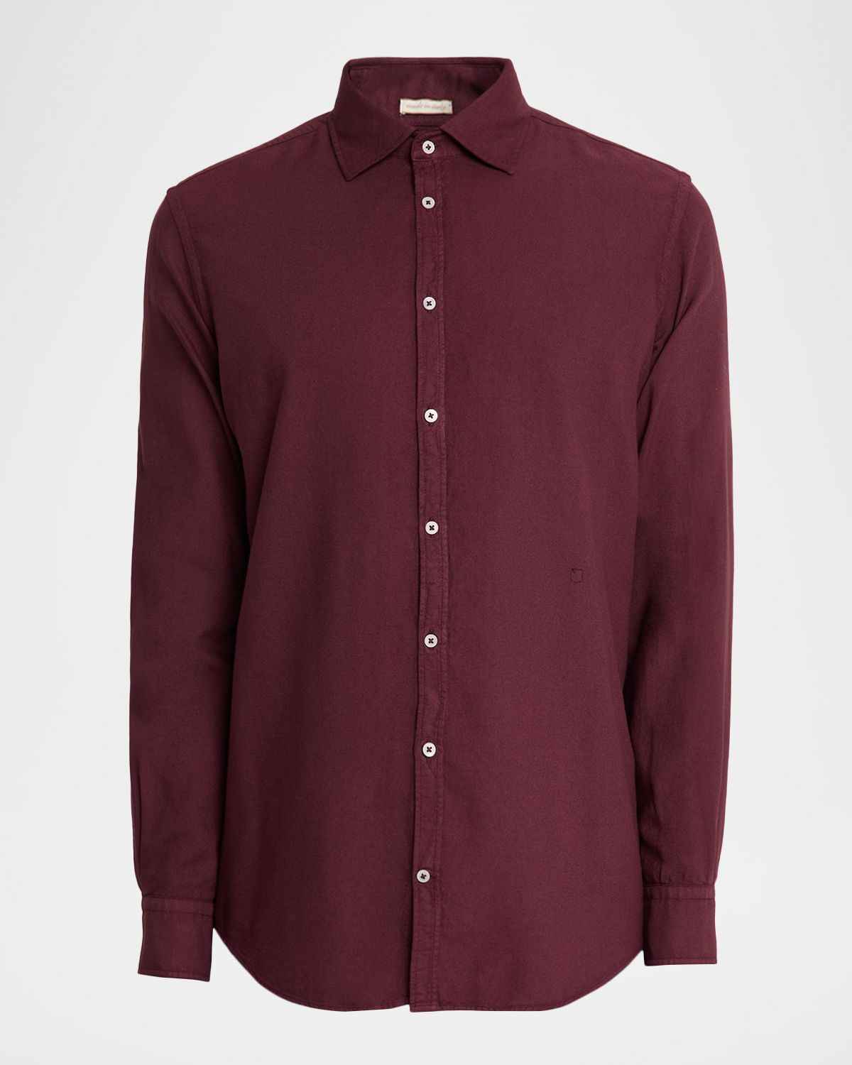 Massimo Alba en 's Genova Solid Sport Shirt