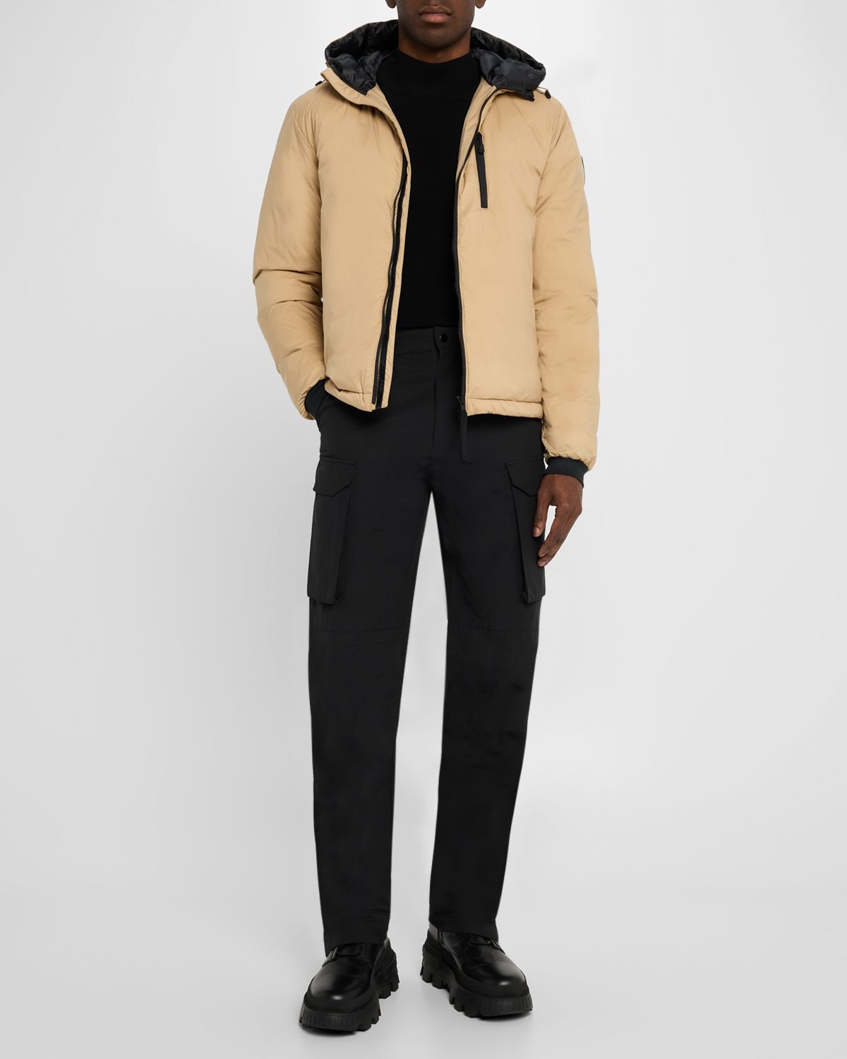 Canada Goose Men 's Lodge Black Label Puffer Jacket