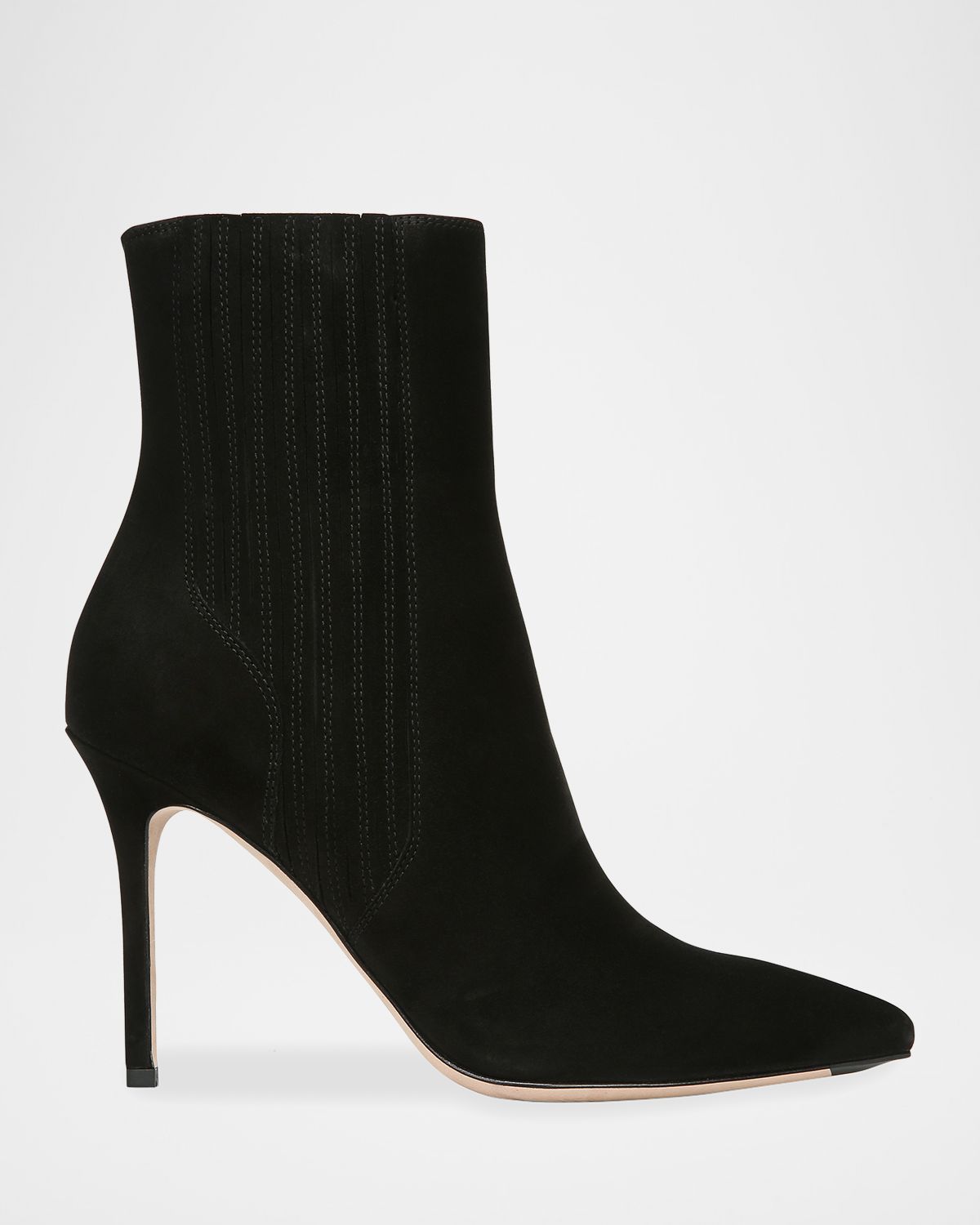 Veronica Beard 9mm Lisa Suede Stiletto Ankle Booties | Thumbnail 6