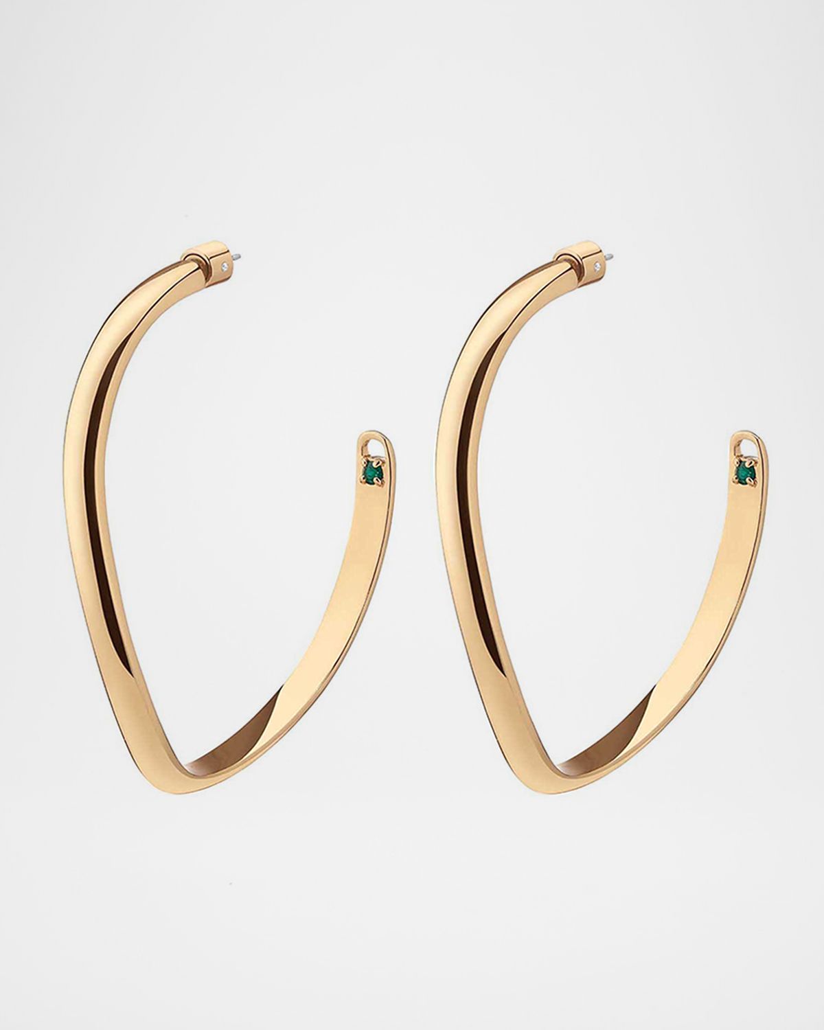 DEMARSON Mini Calypso Curve Hoop Earrings