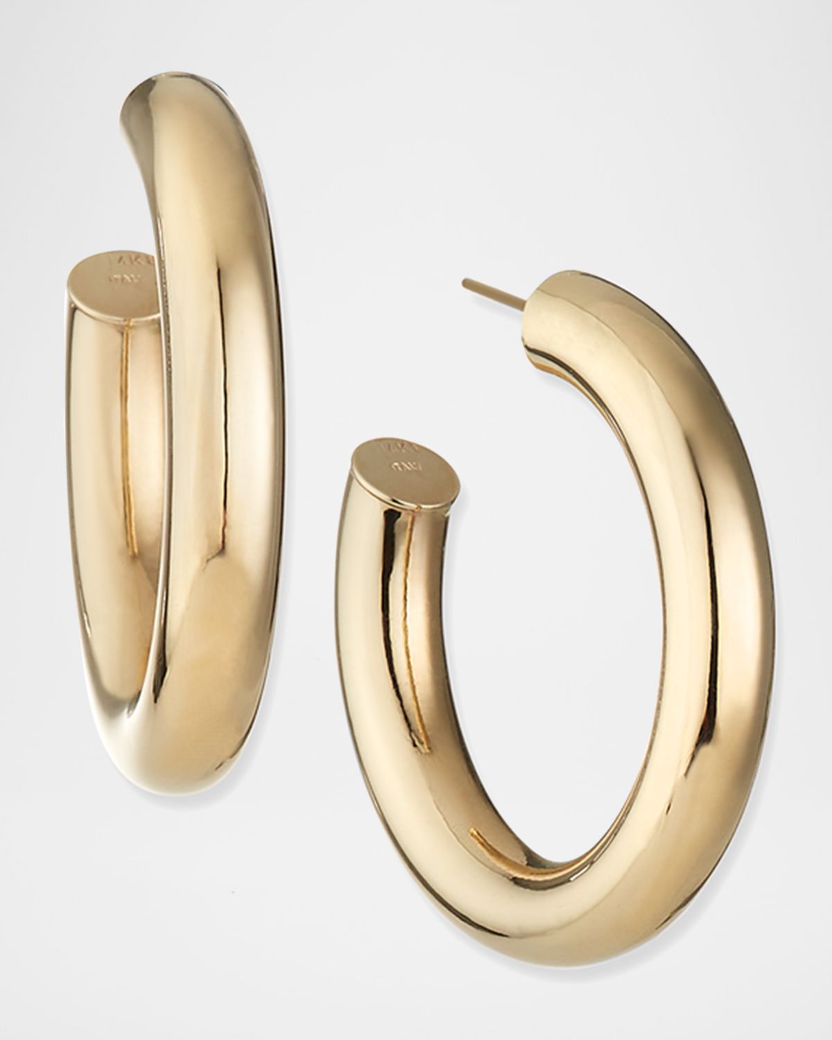 Kastel Jewelry Santorini 14k Gold Hoop Earrings