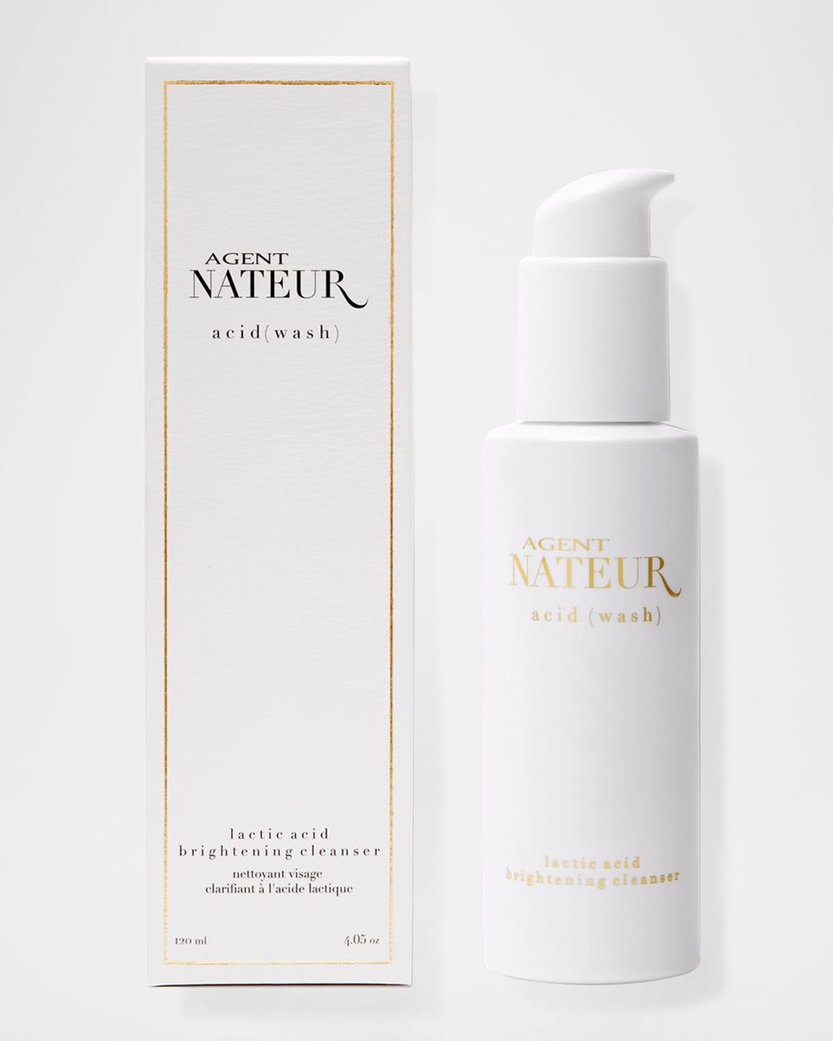 Agent Nateur Acid (Wash) Lactic and Brightening Cleanser, 4 oz.