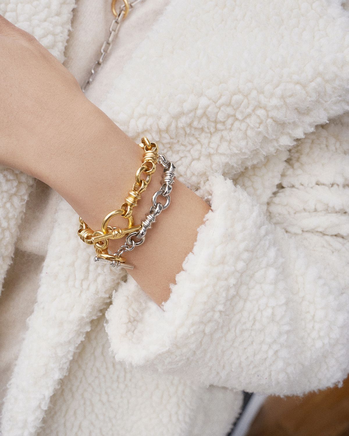 Ben-Amun Two-Tone Link Bracelet