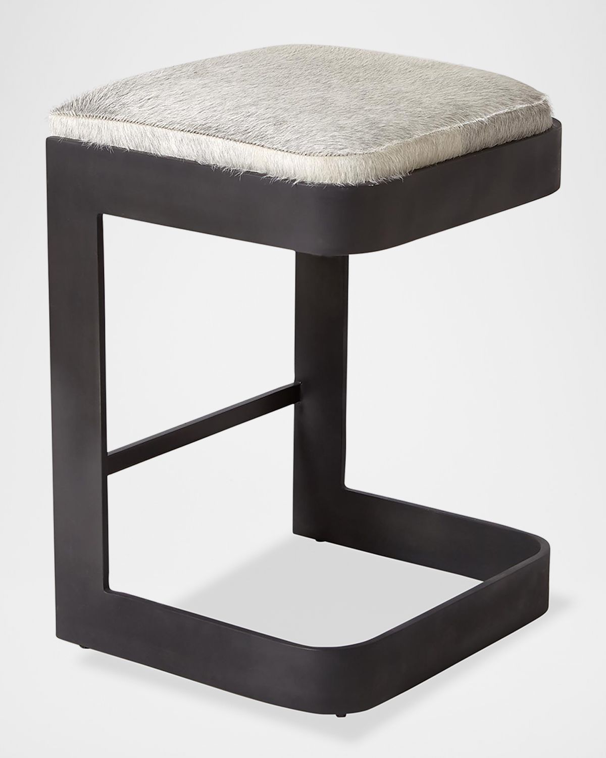 Global Views Regan Hairhide Counter Stool, 25"