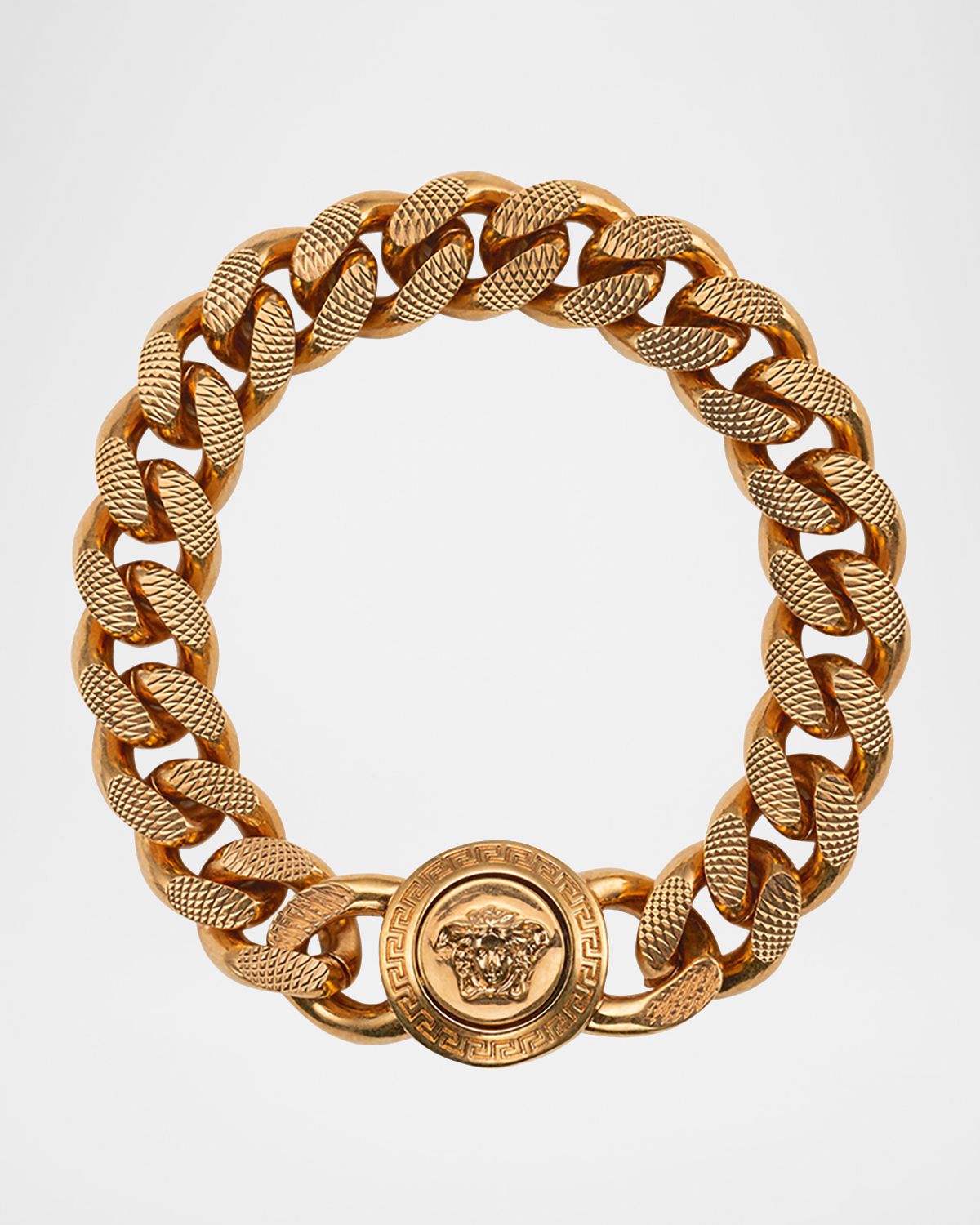 Versace Men's Medusa Curb Chain Bracelet
