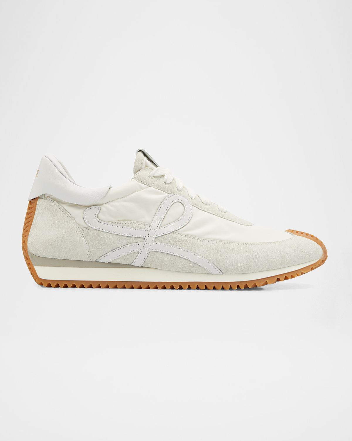 Loewe Men 's Flow Runner 2.0 Nylon and Suede Sneakers