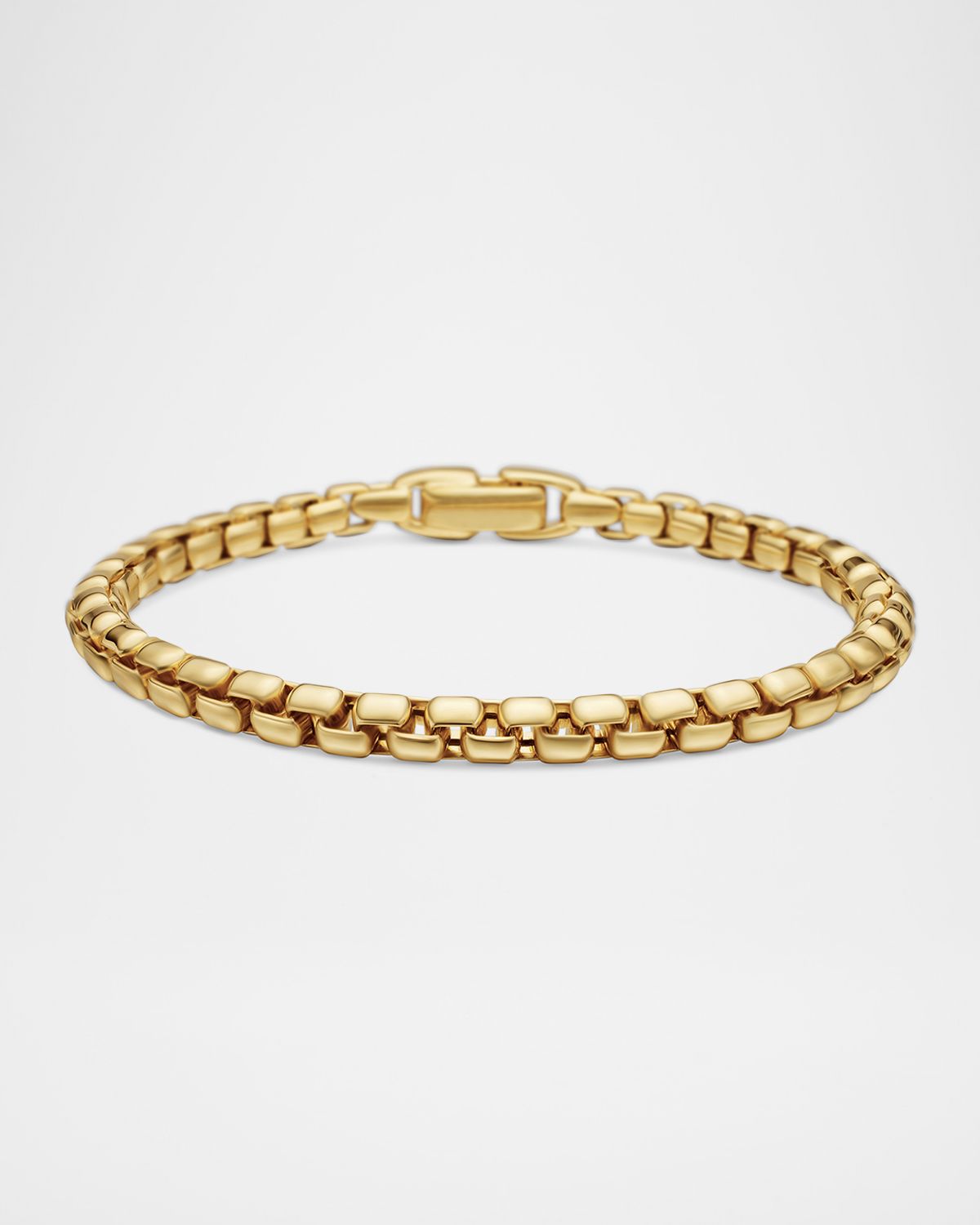David Yurman Men 's Box Chain Bracelet in 18k Gold, 5mm