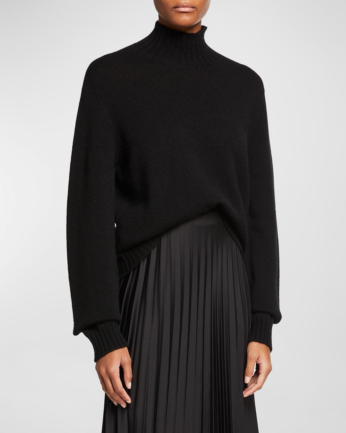 THE ROW Kensington High-Neck Cashmere Sweater | Thumbnail 3