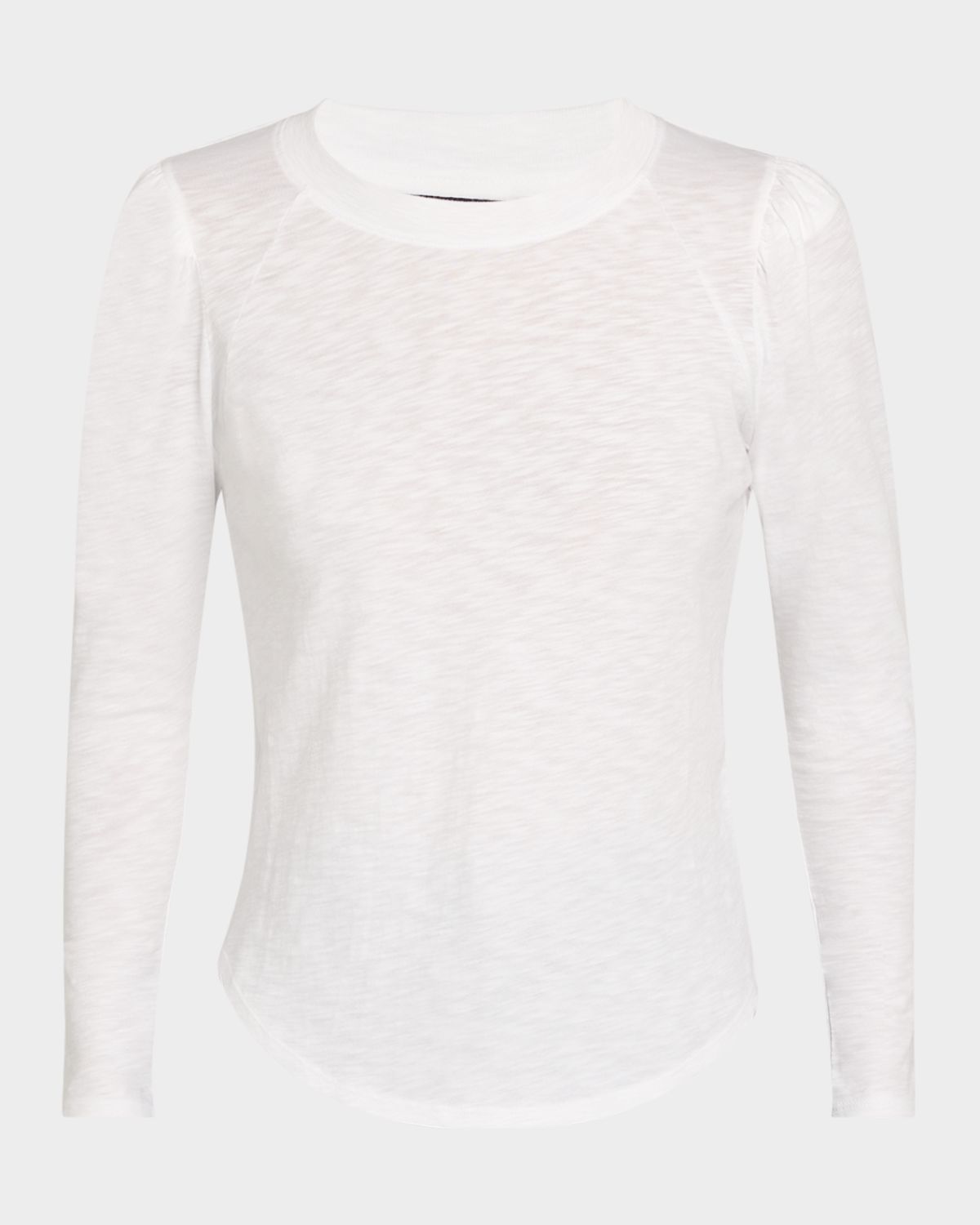 Veronica Beard Mason Long-Sleeve Baseball Tee | Thumbnail 7