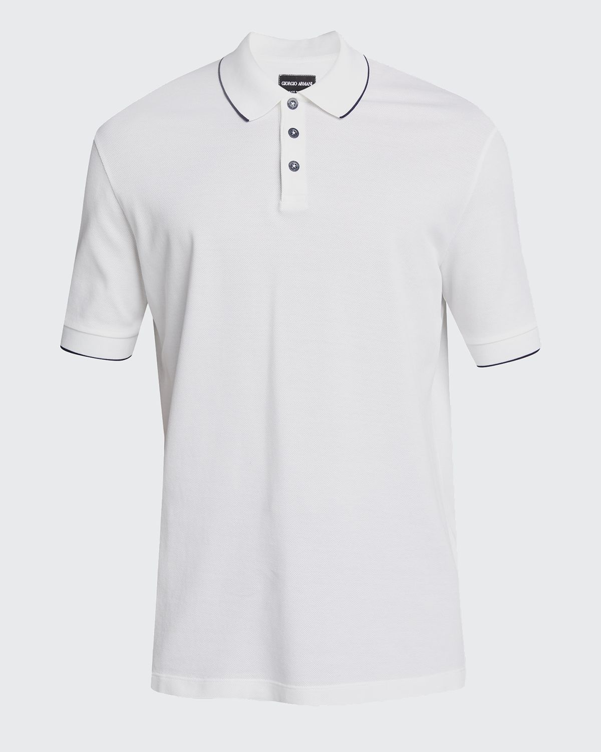 Giorgio Armani Men 's Tipped Polo Shirt