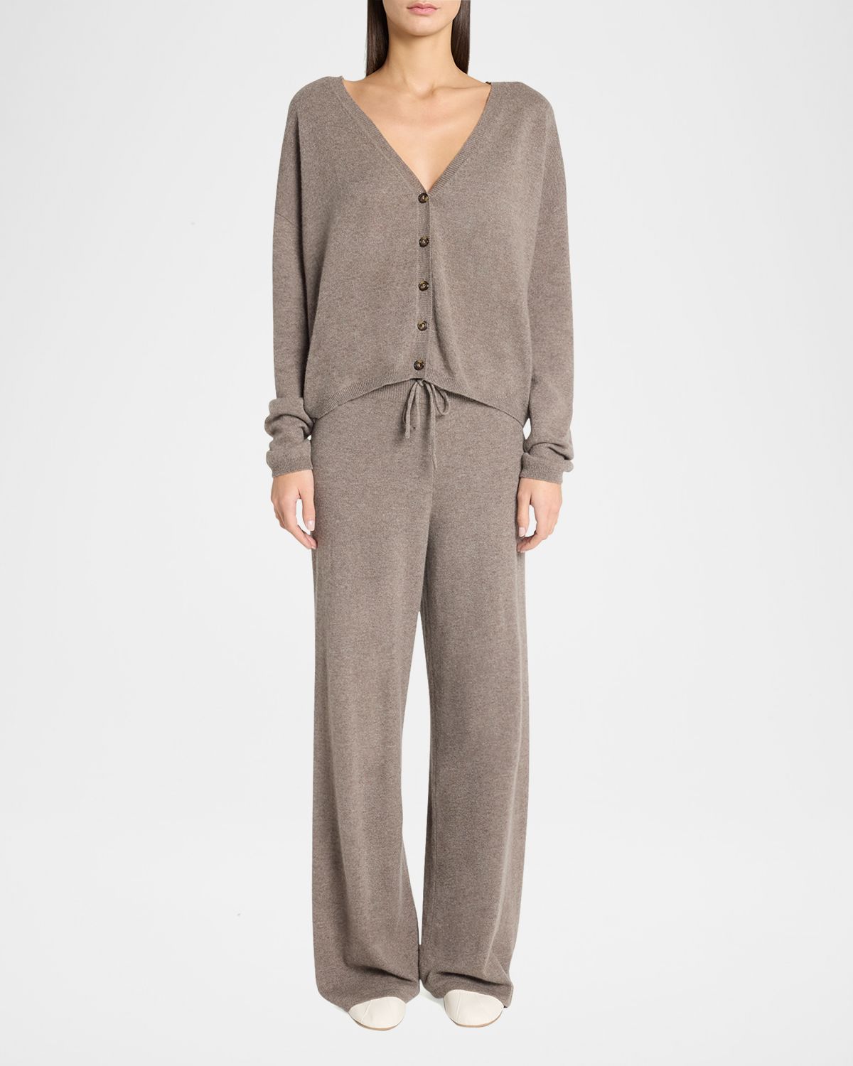 Lisa Yang Abby Cashmere V-Neck Cardigan