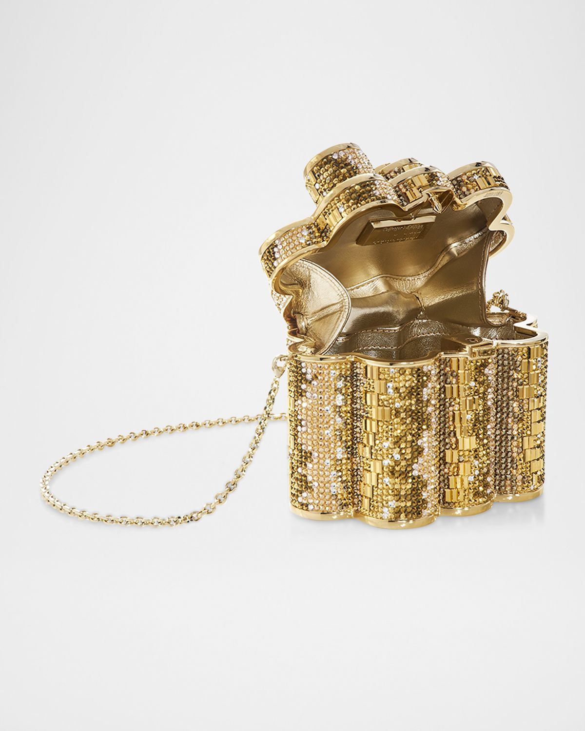 Judith Leiber Couture Coins Crystal Minaudiere