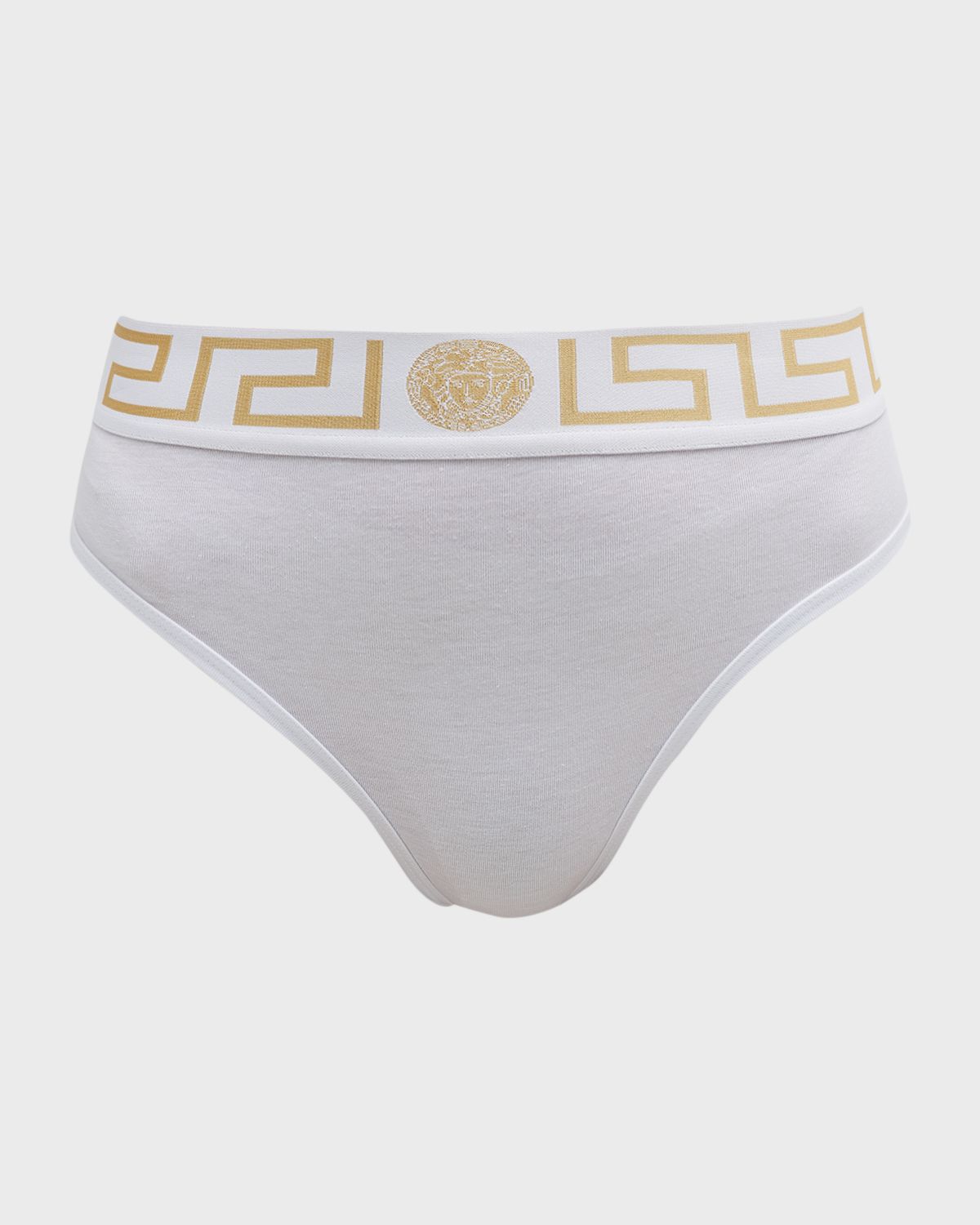 Versace Greca Border High-Leg Jersey Briefs | Thumbnail 6