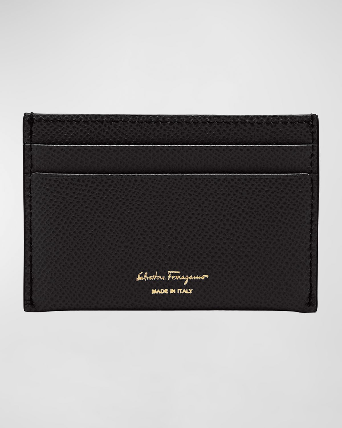 Ferragamo Gancini Leather Card Case