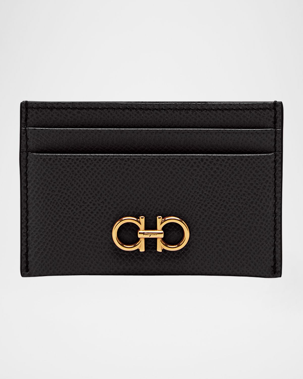Ferragamo Gancini Leather Card Case | Thumbnail 3 Ferragamo Gancini Leather Card Case | Thumbnail 3