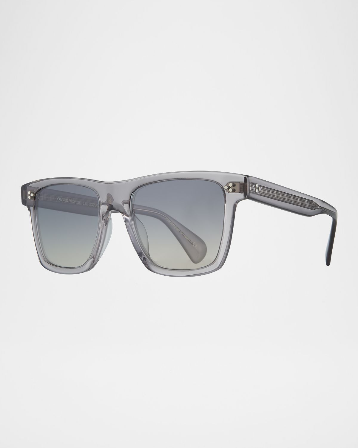 Oliver Peoples Men 's Casian Gradient-Lens Rectangle Sunglasses