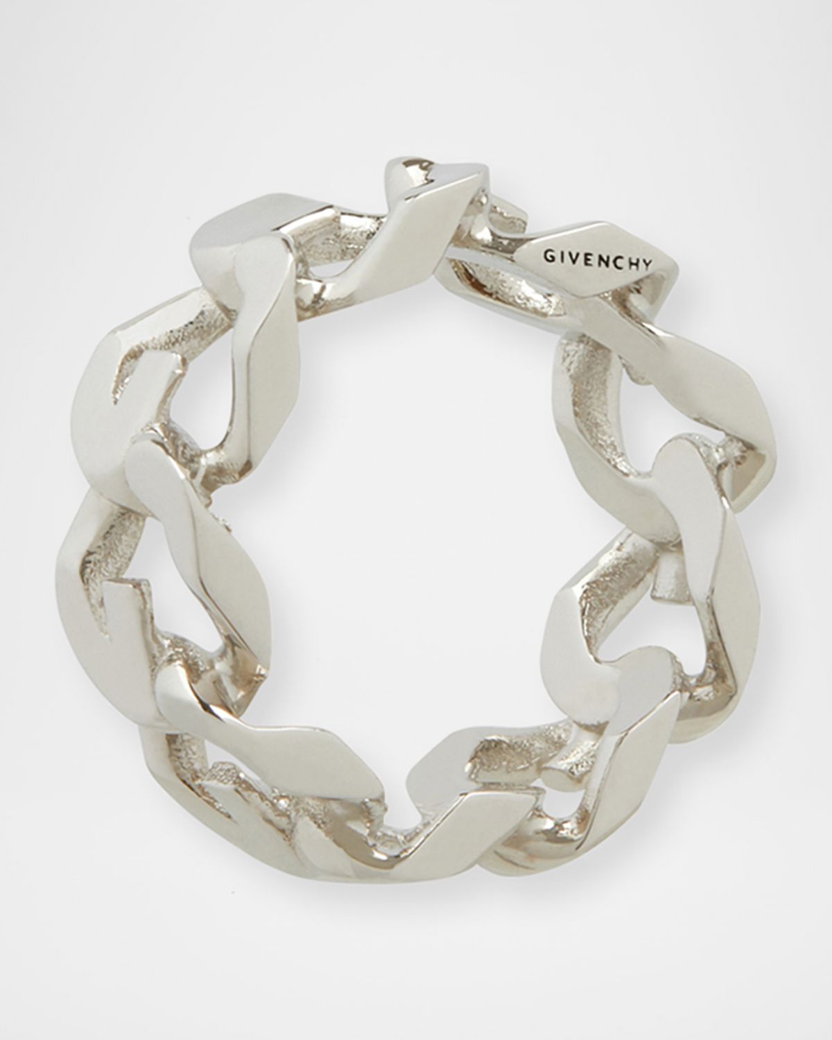 Givenchy Men 's G Chain Ring, Size 7.5-9