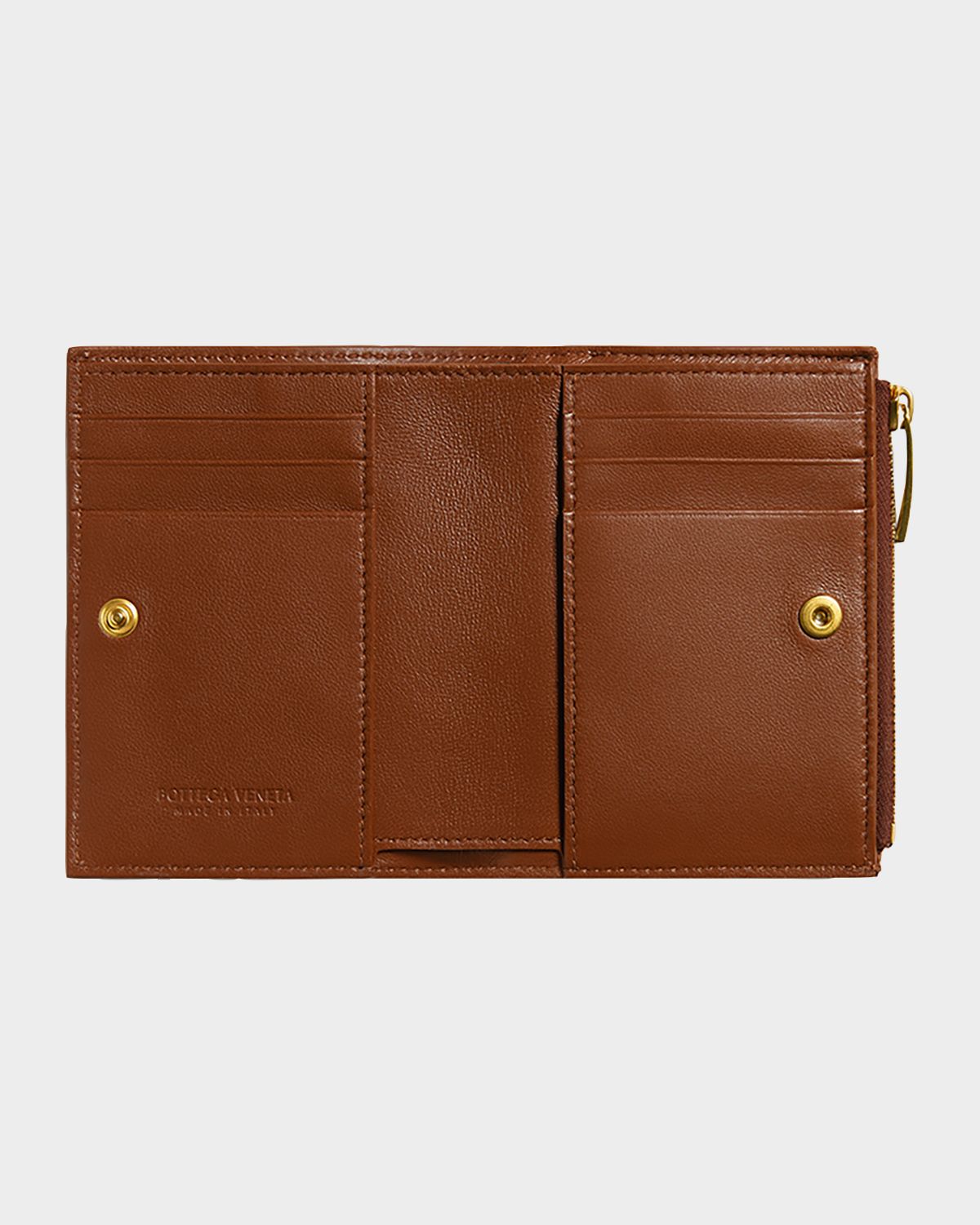 Bottega Veneta Small Bifold Zip Wallet | Thumbnail 4 Bottega Veneta Small Bifold Zip Wallet | Thumbnail 4