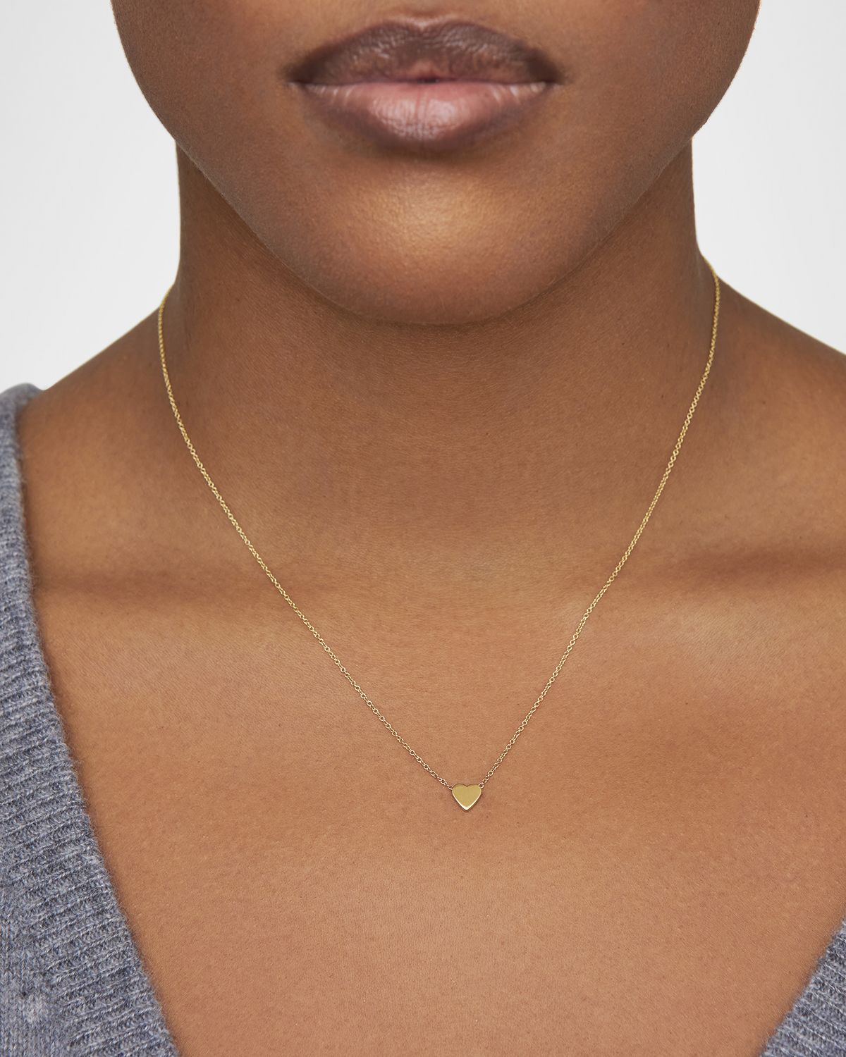 Jennifer Meyer Mini Heart Necklace