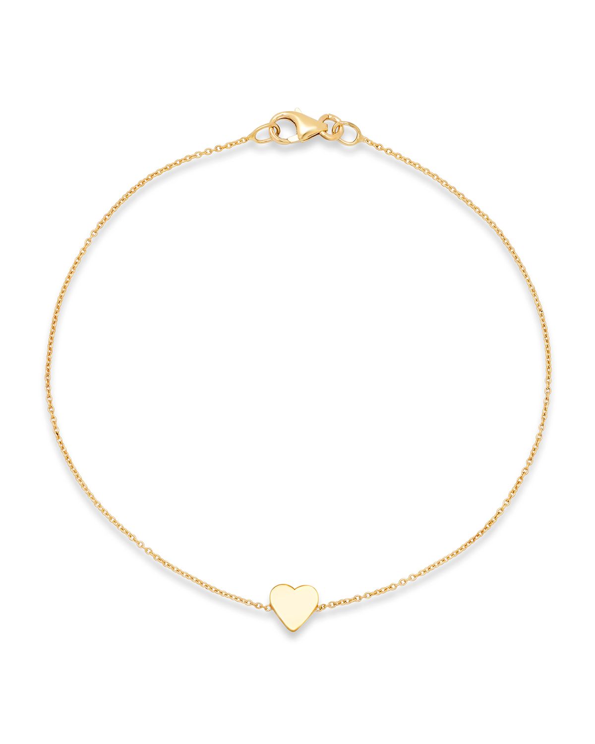 Jennifer Meyer 18k Mini Heart Bracelet