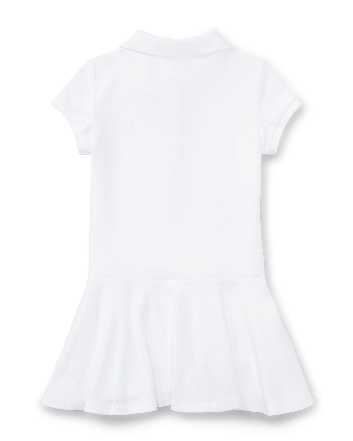 Polo Ralph Lauren Girl 's Short-Sleeve Knit Drop-Waist Polo Dress