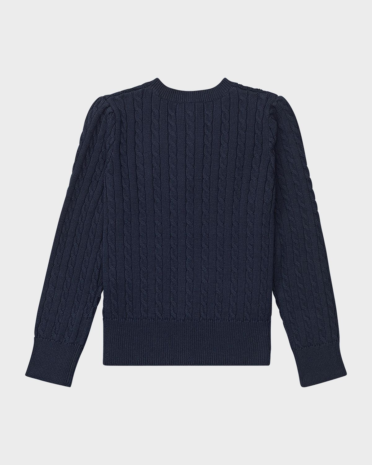 Polo Ralph Lauren Girl 's Cable-Knit Ribbed Cardigan