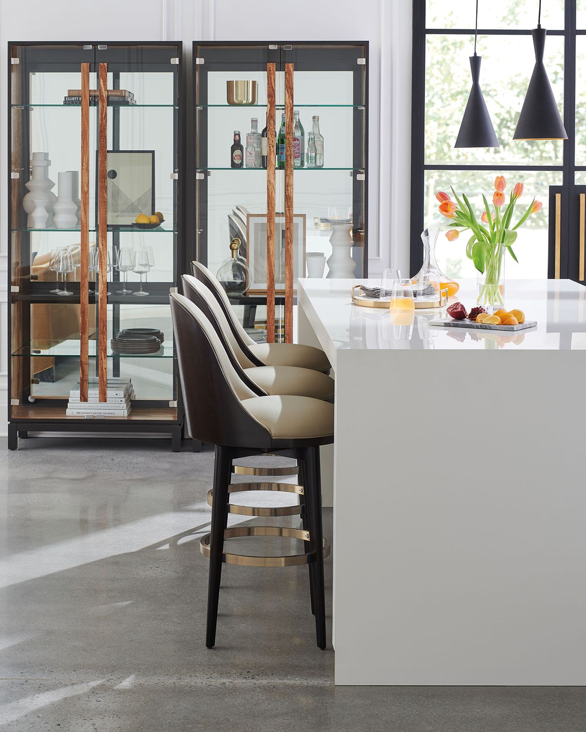 Caracole Another Round Counter Stool, 25"