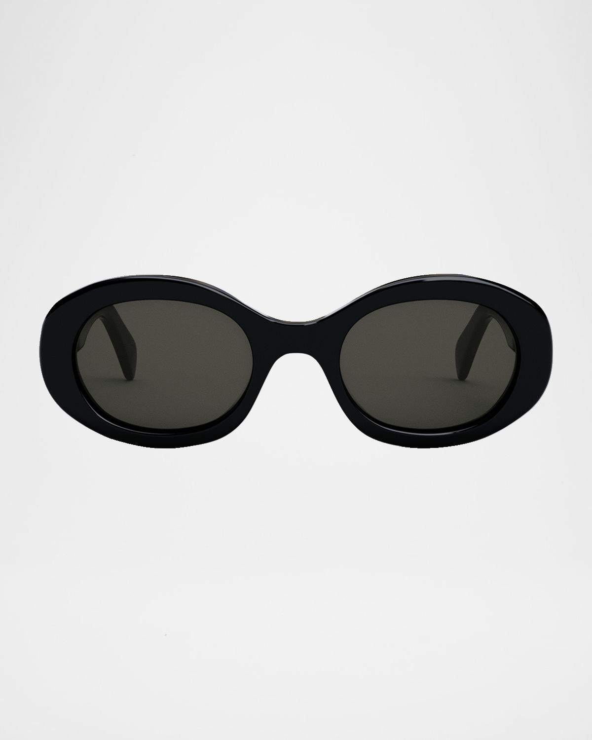 Celine Triomphe Logo Oval Acetate Sunglasses