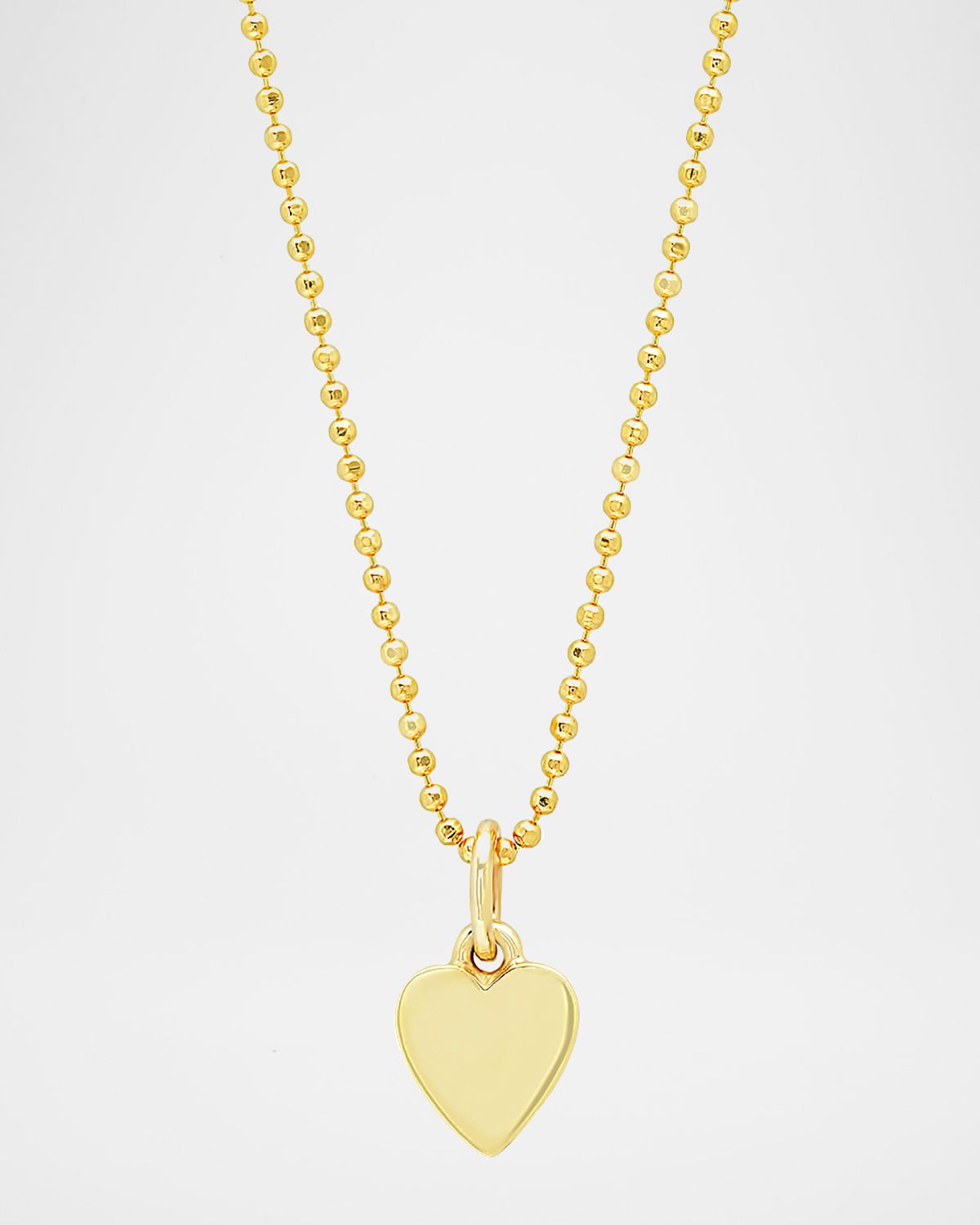 Jennifer Meyer 18k Heart Charm Necklace
