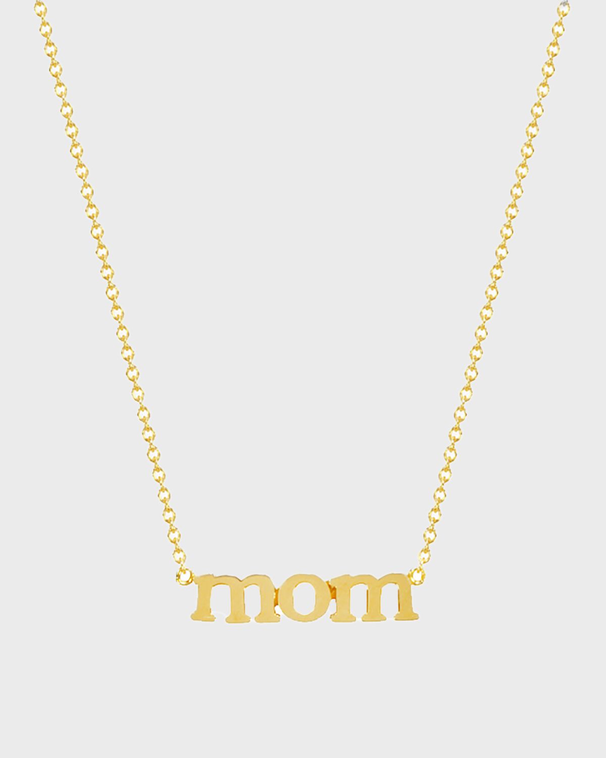 Jennifer Meyer 18k Mom Pendant Necklace
