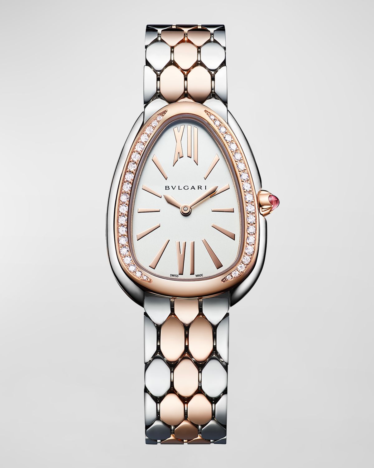 BVLGARI Serpenti Seduttori 33mm Two-Tone Diamond Watch